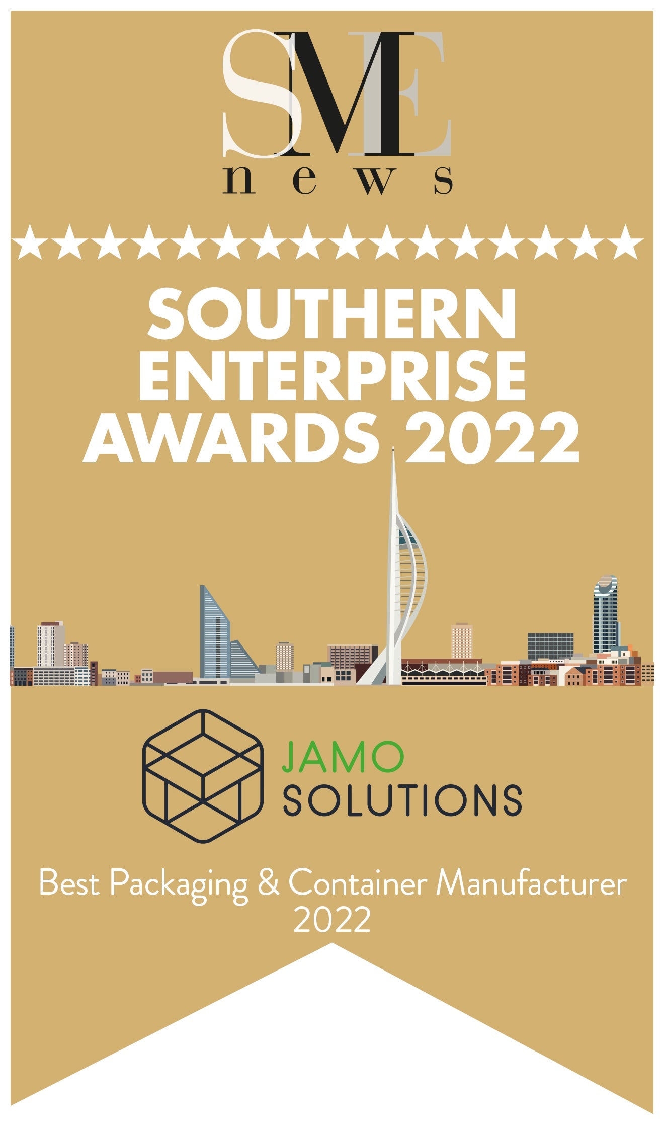Jamo Awarded Best Packaging & Recyclable Packaging Provide