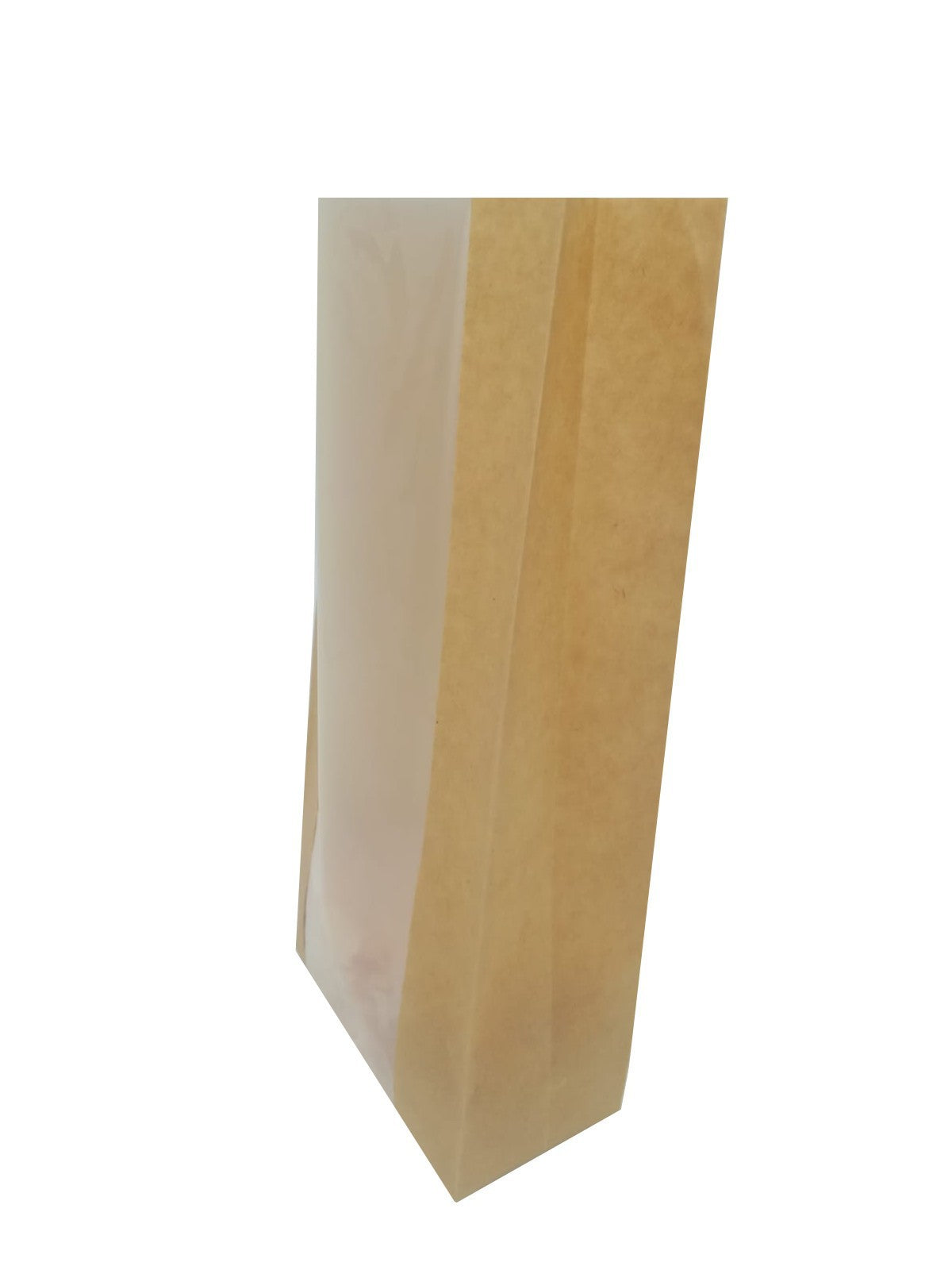 Fully Biodegradable WINDOW POUCH BAG GRIP HEAT SEAL FOR CATERING, PASTRY, FRUITS
