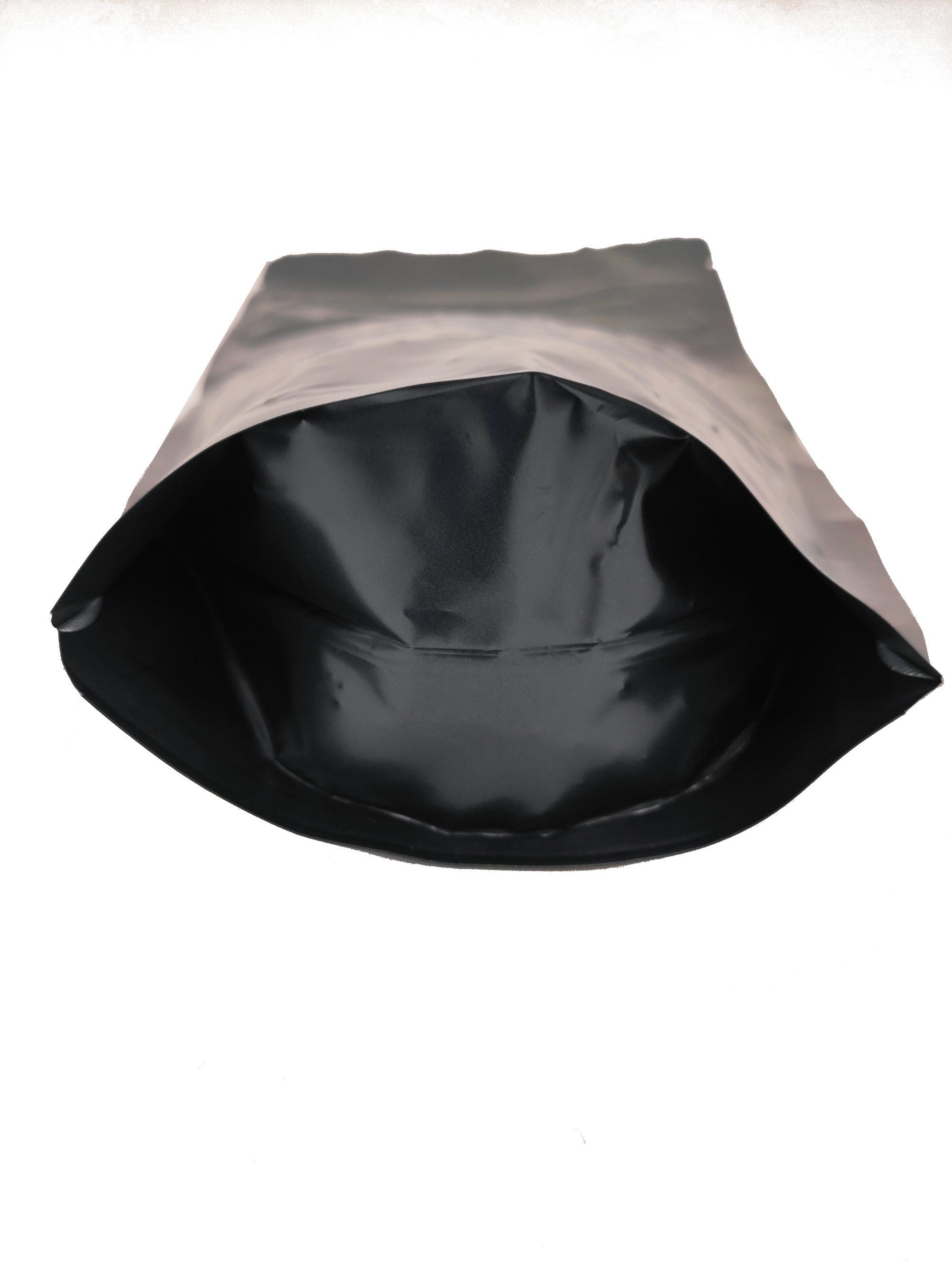 Black Aluminium Foil Matt Stand Up Pouch with Zip Lock