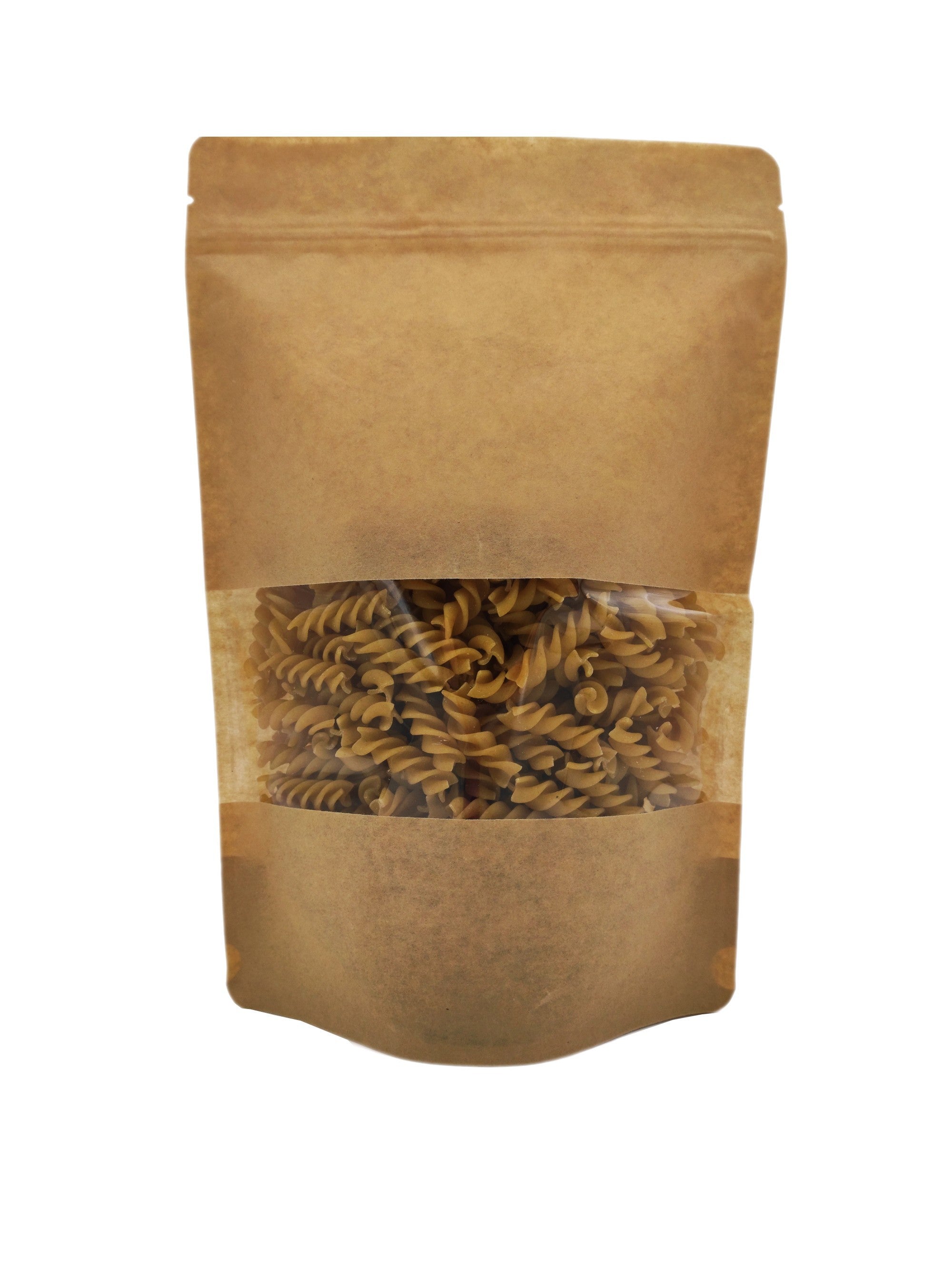 Kraft Paper Window Stand Up Sealable Pouch with Zip Lock