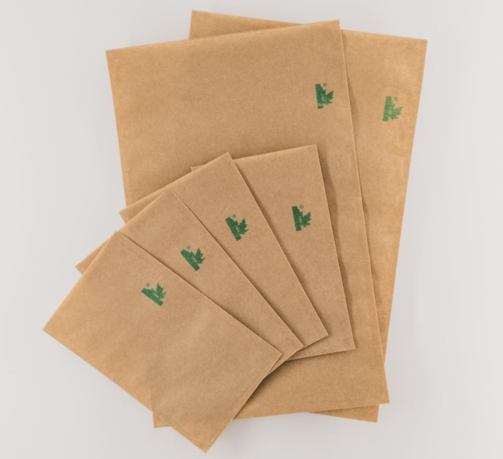 Fully Biodegradable Kraft Paper Flat Pouch