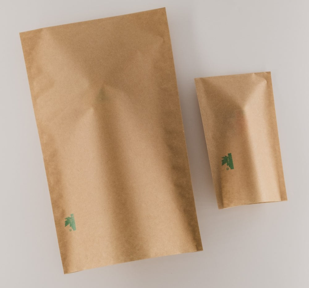 Fully Biodegradable Kraft Paper Flat Pouch