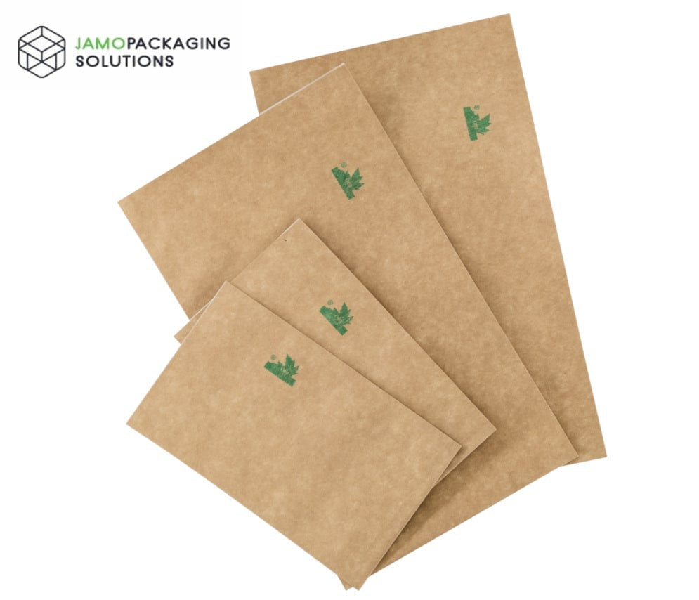 Fully Biodegradable High Barrier Kraft Paper Flat Pouch