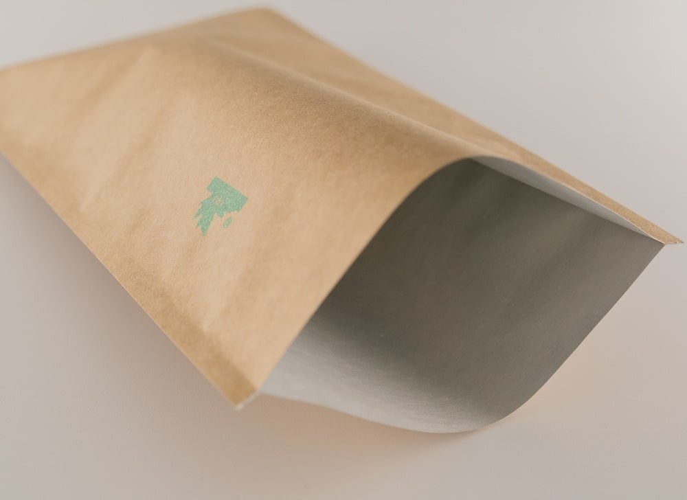 Fully Biodegradable High Barrier Kraft Paper Flat Pouch