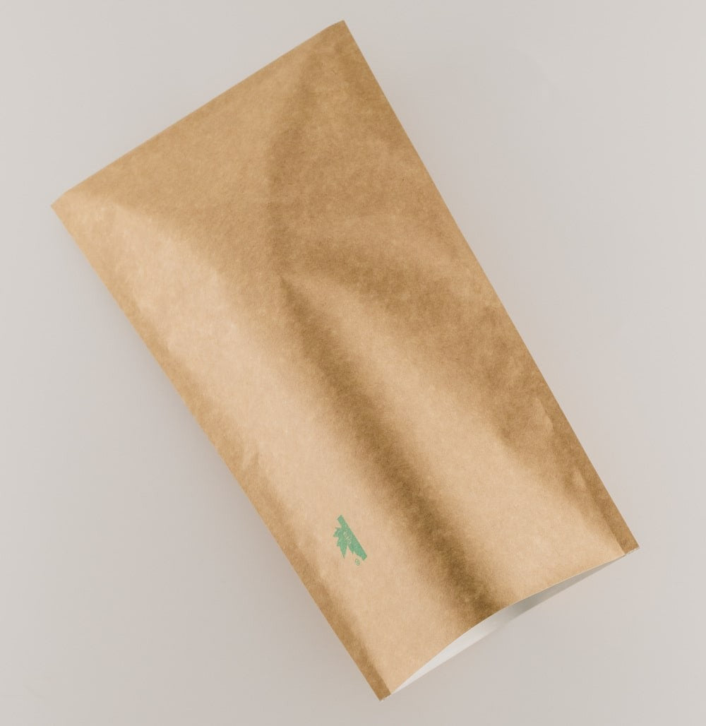 Fully Biodegradable High Barrier Kraft Paper Flat Pouch