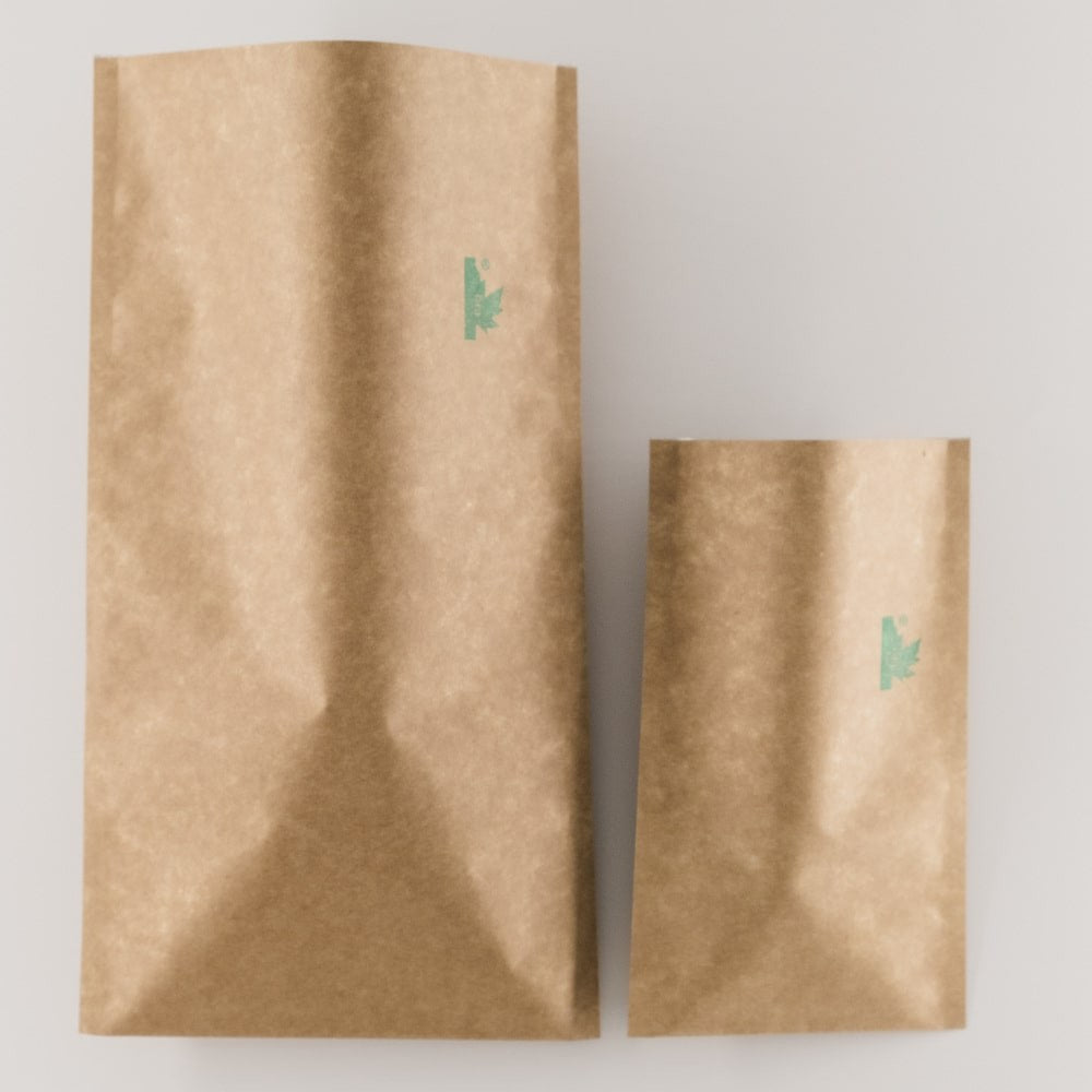 Fully Biodegradable High Barrier Kraft Paper Flat Pouch