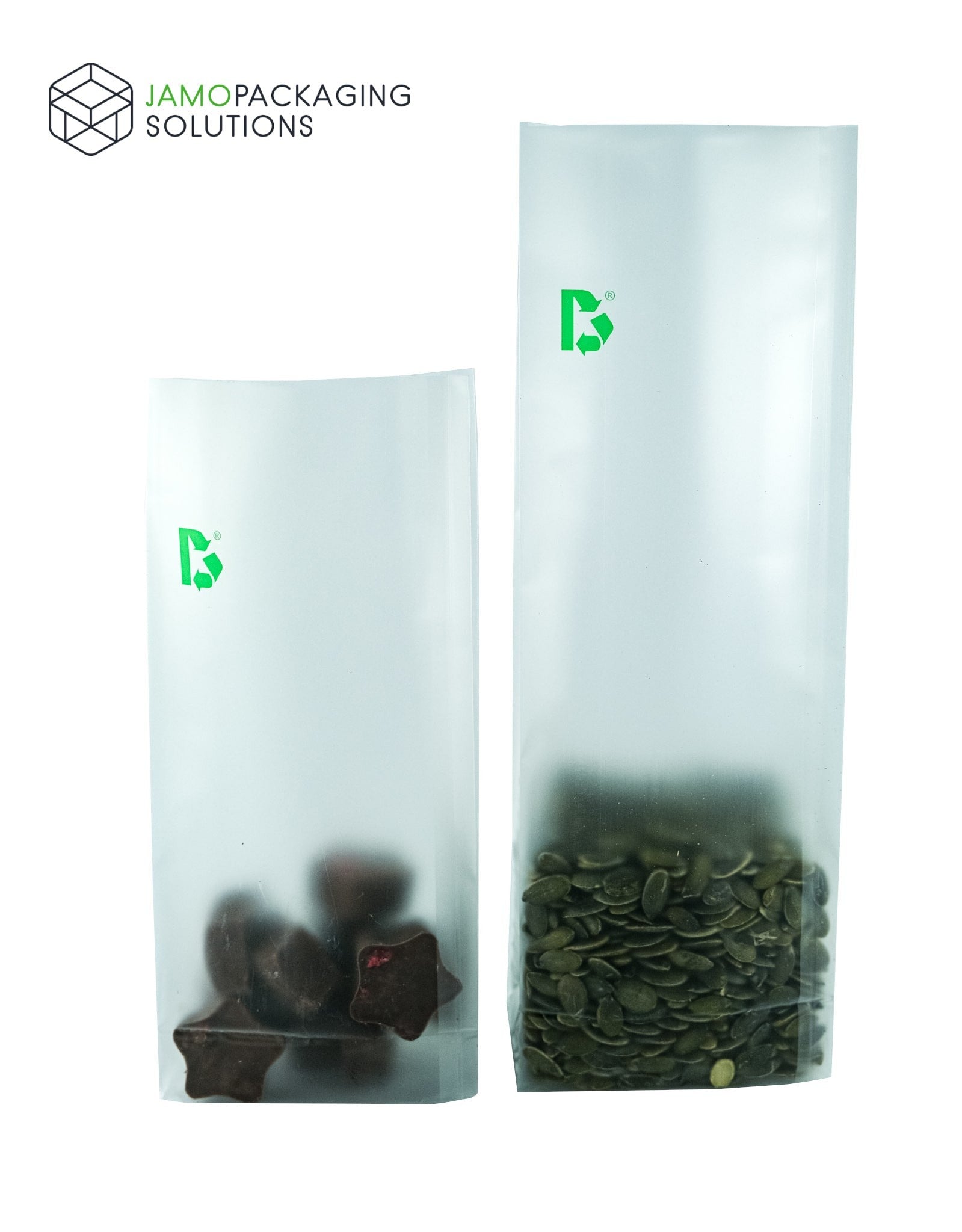 Mat Flat Bottom Recyclable Side Gusset Pouch