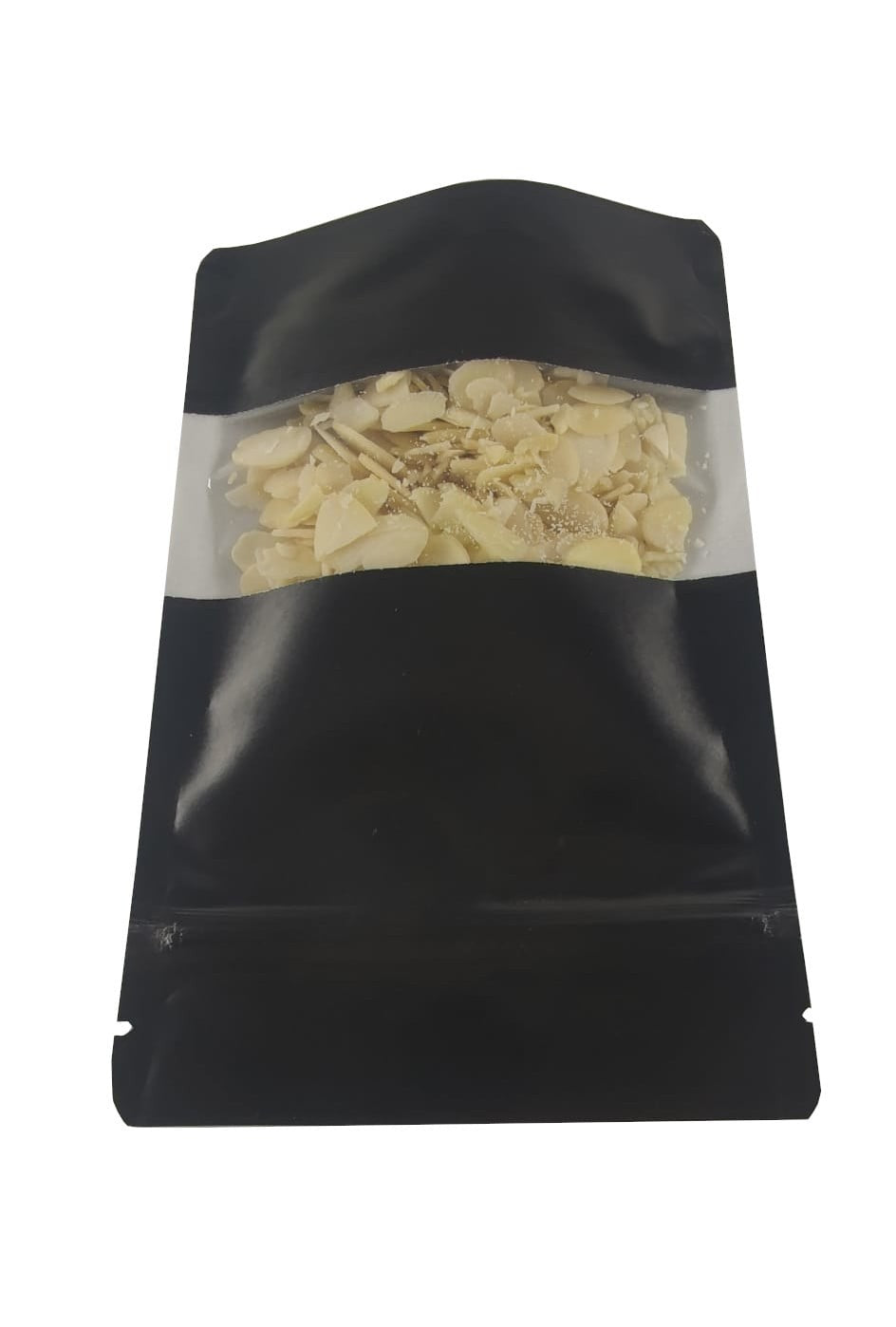 Black Kraft Paper Window Stand Up Sealable Pouch with Zip Lock