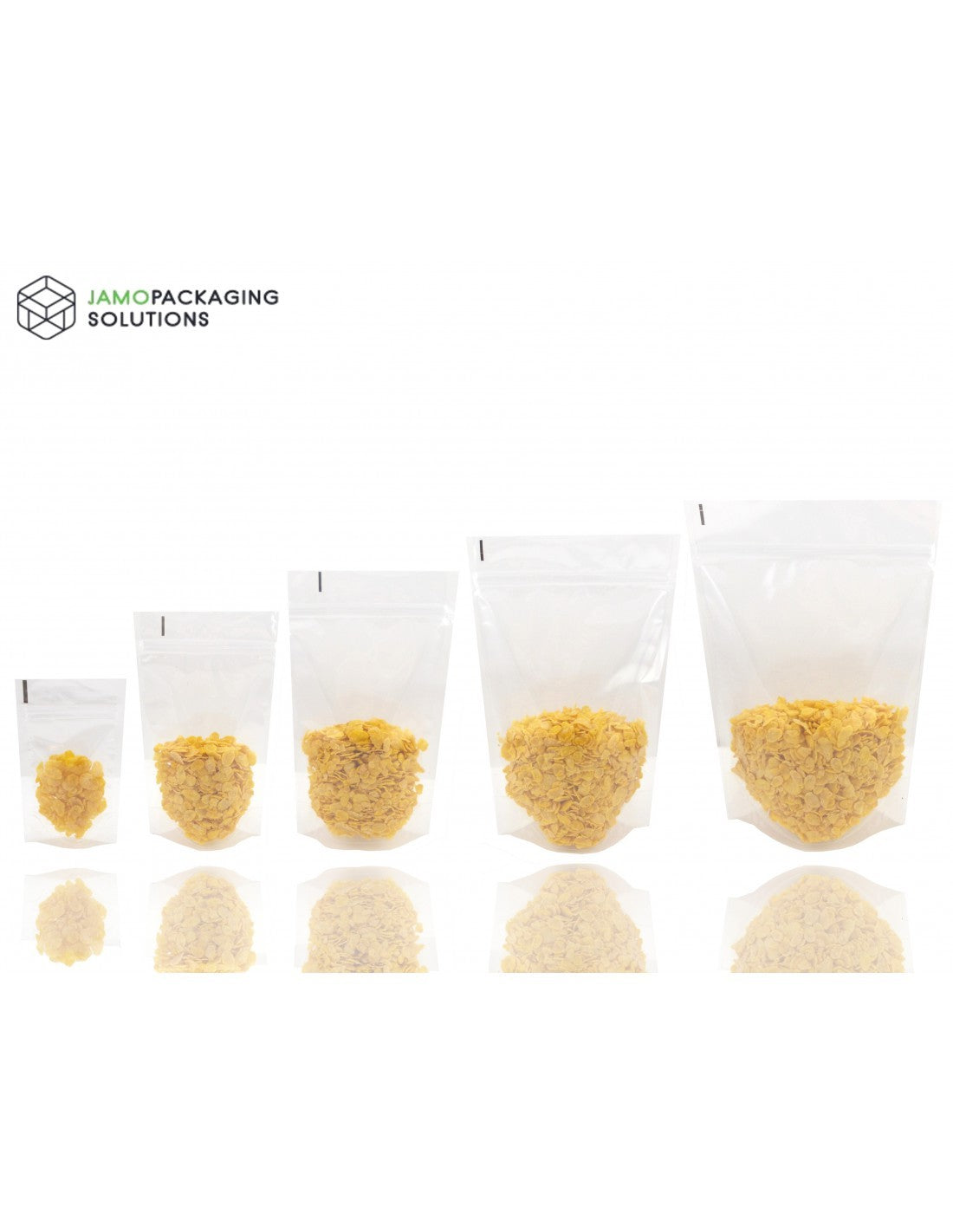 Recyclable Transparent Stand Up Pouch With Zip Lock