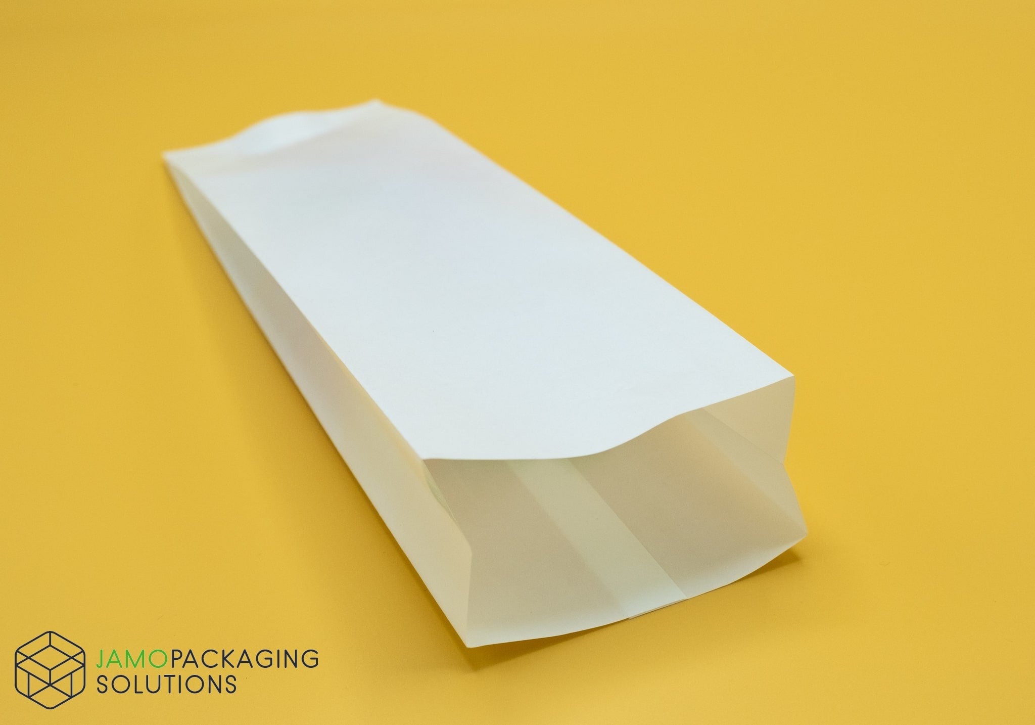 White Paper Recyclable Side Gusset Pouch