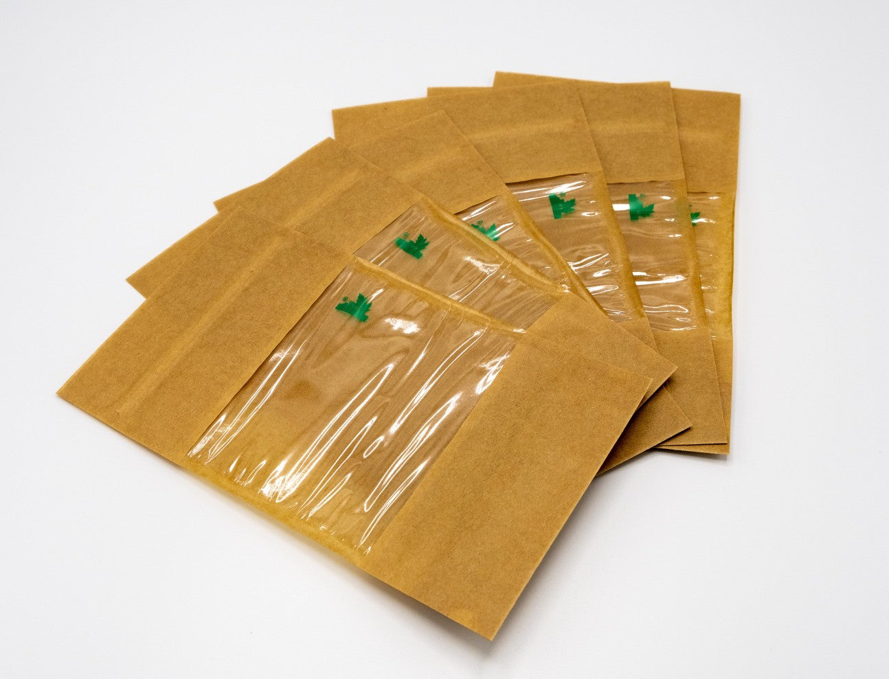 Transparent Window Fully Biodegradable Stand Up Pouch with Zip Lock