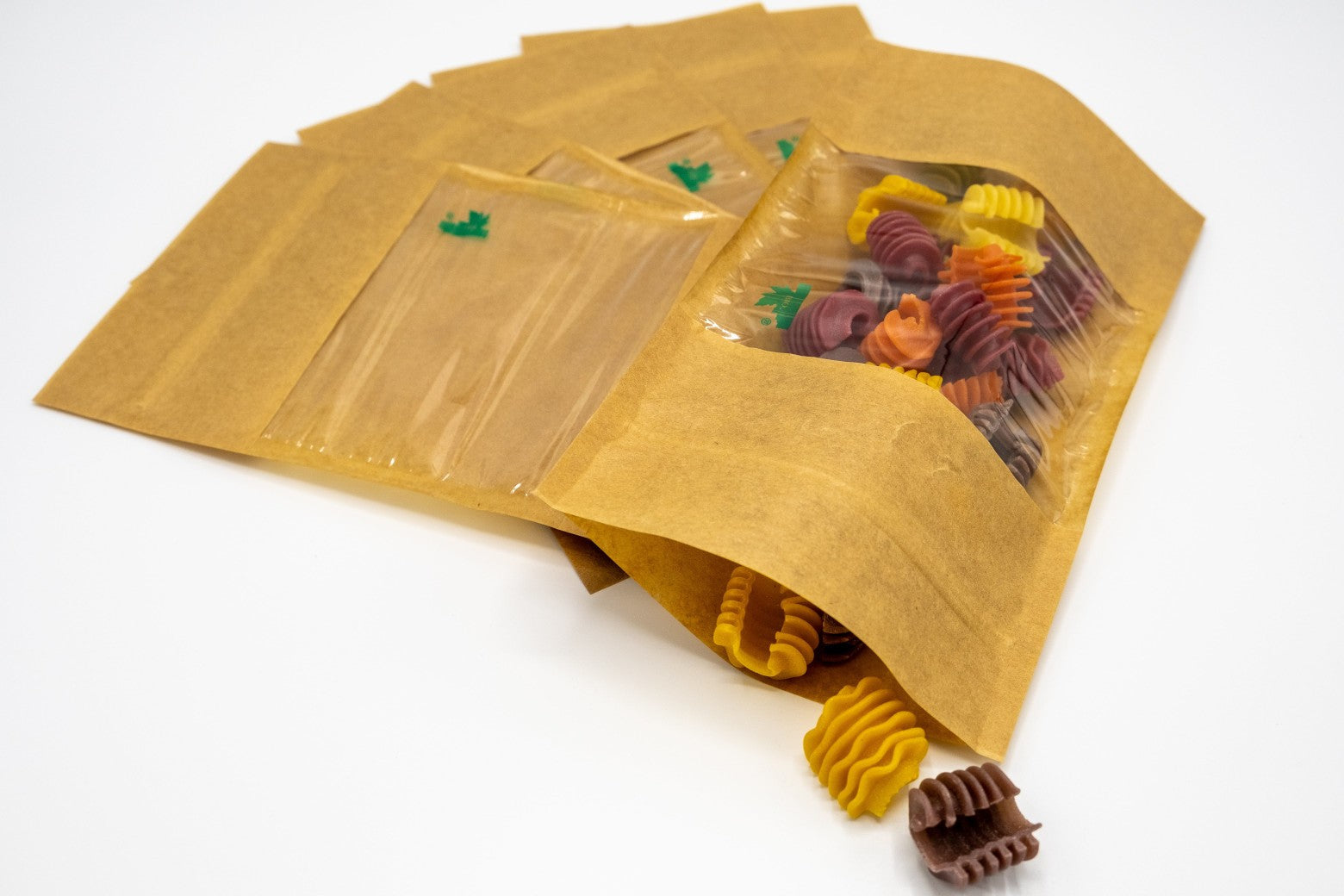 Transparent Window Fully Biodegradable Stand Up Pouch with Zip Lock