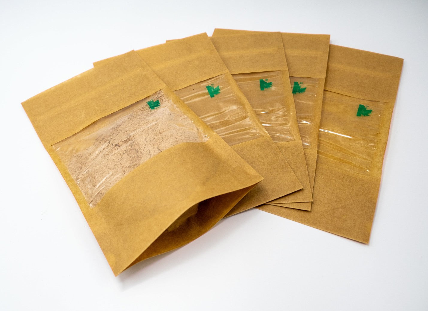 Transparent Window Fully Biodegradable Stand Up Pouch with Zip Lock