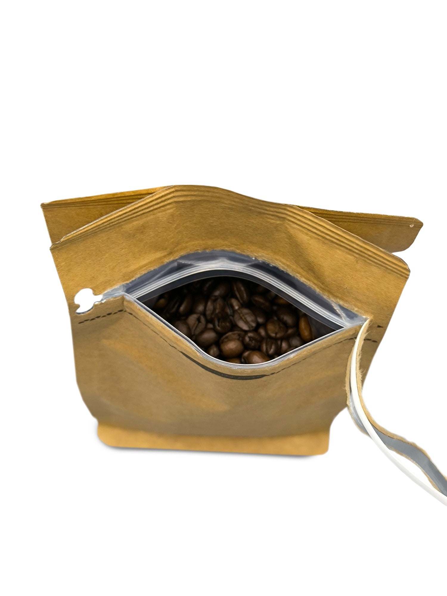 Bottom Kraft Paper Metallized Bag with Ziplock