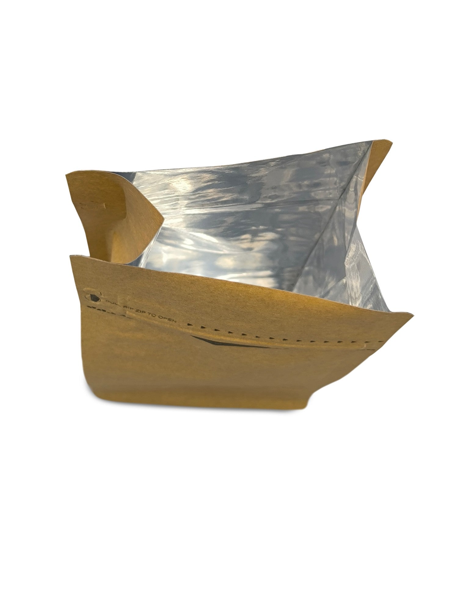 Bottom Kraft Paper Metallized Bag with Ziplock
