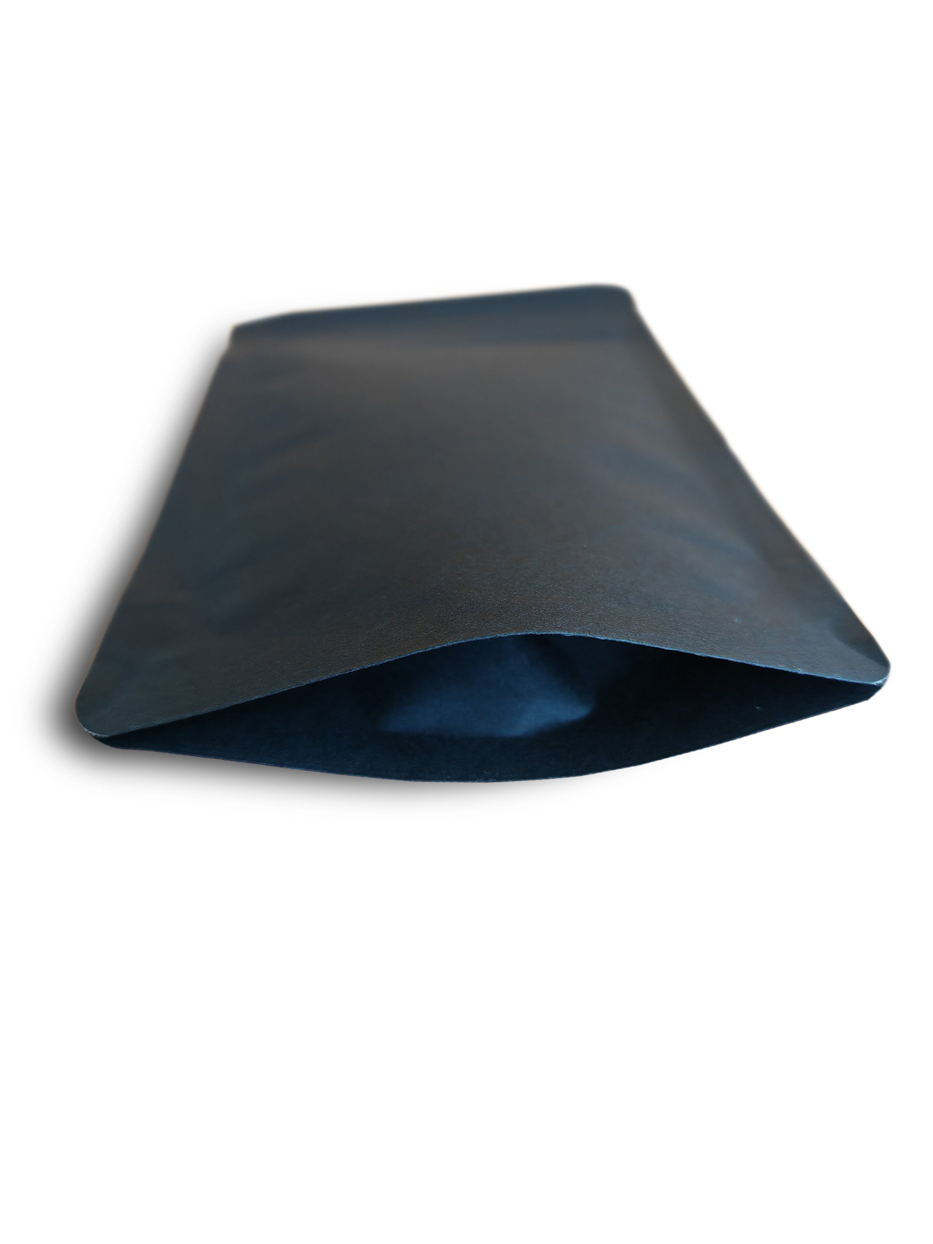 Black Matt Fully Biodegradable Stand Up Pouch With Zip Lock