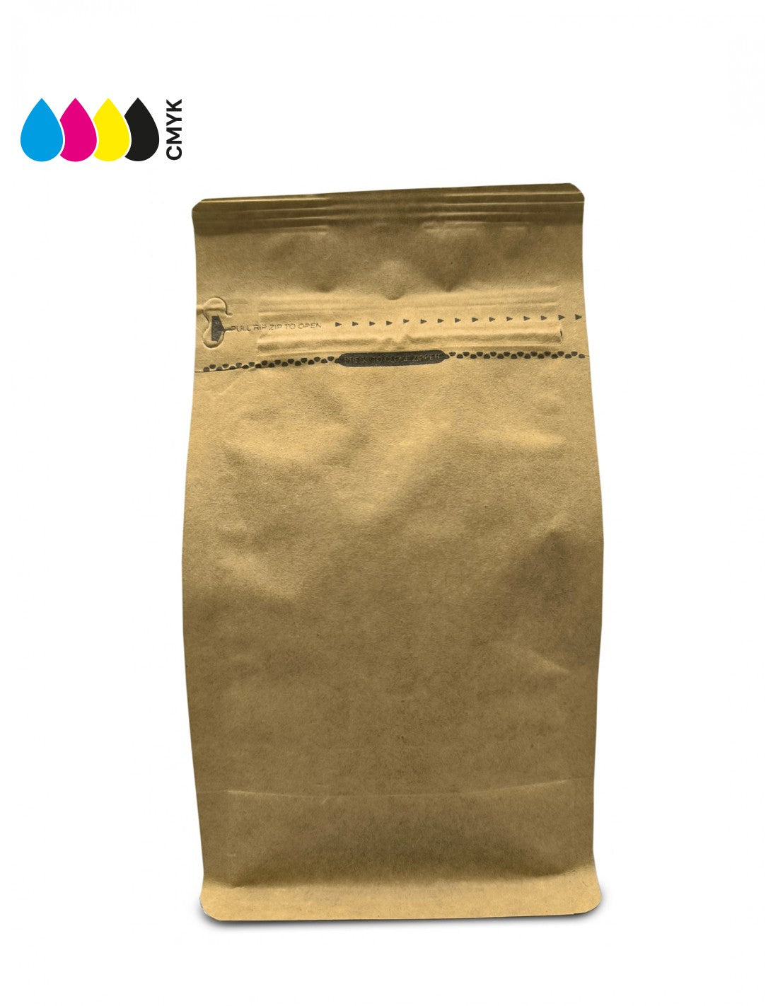 Bottom Kraft Paper Metallized Bag with Ziplock