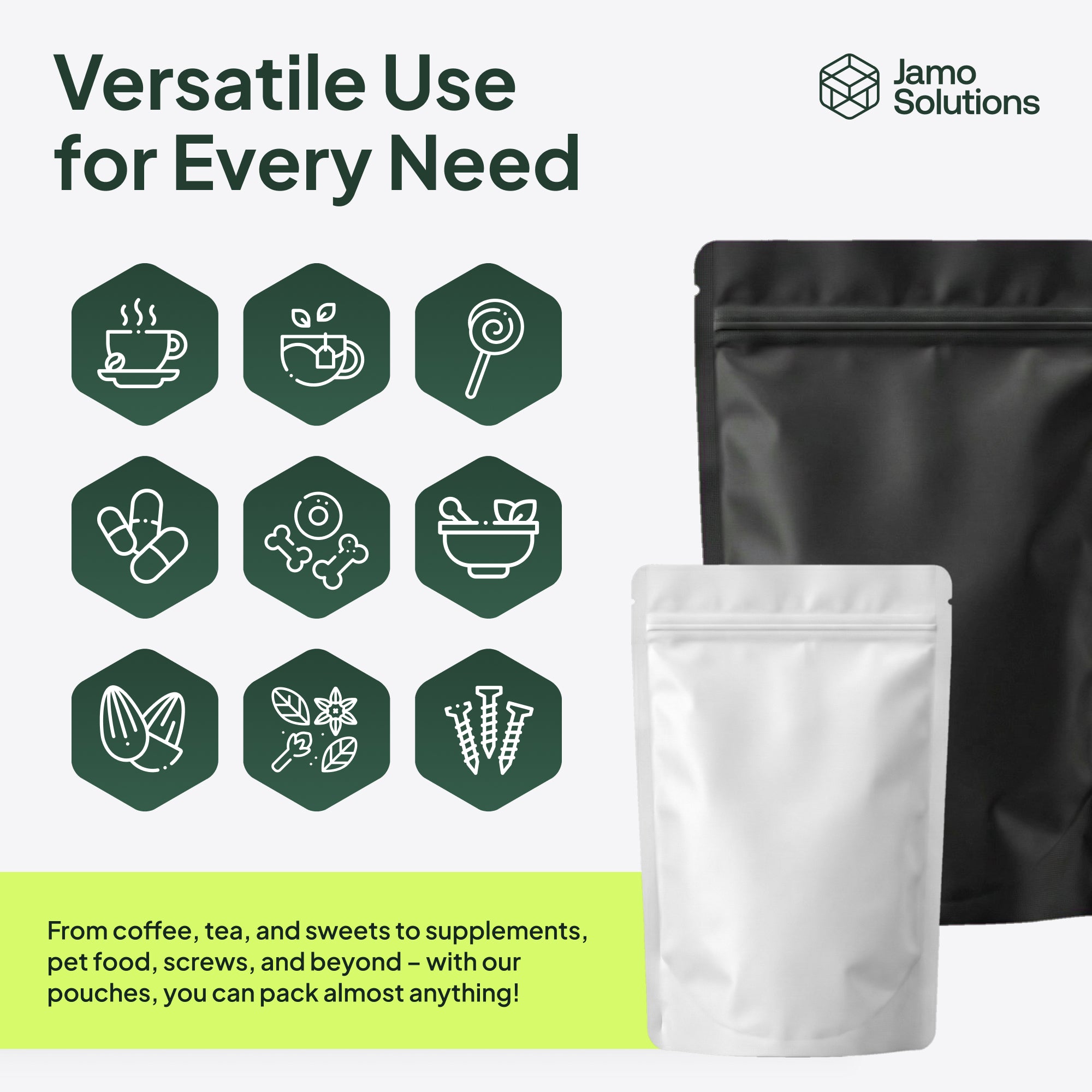 Internal Valve Side Gusset Pouch