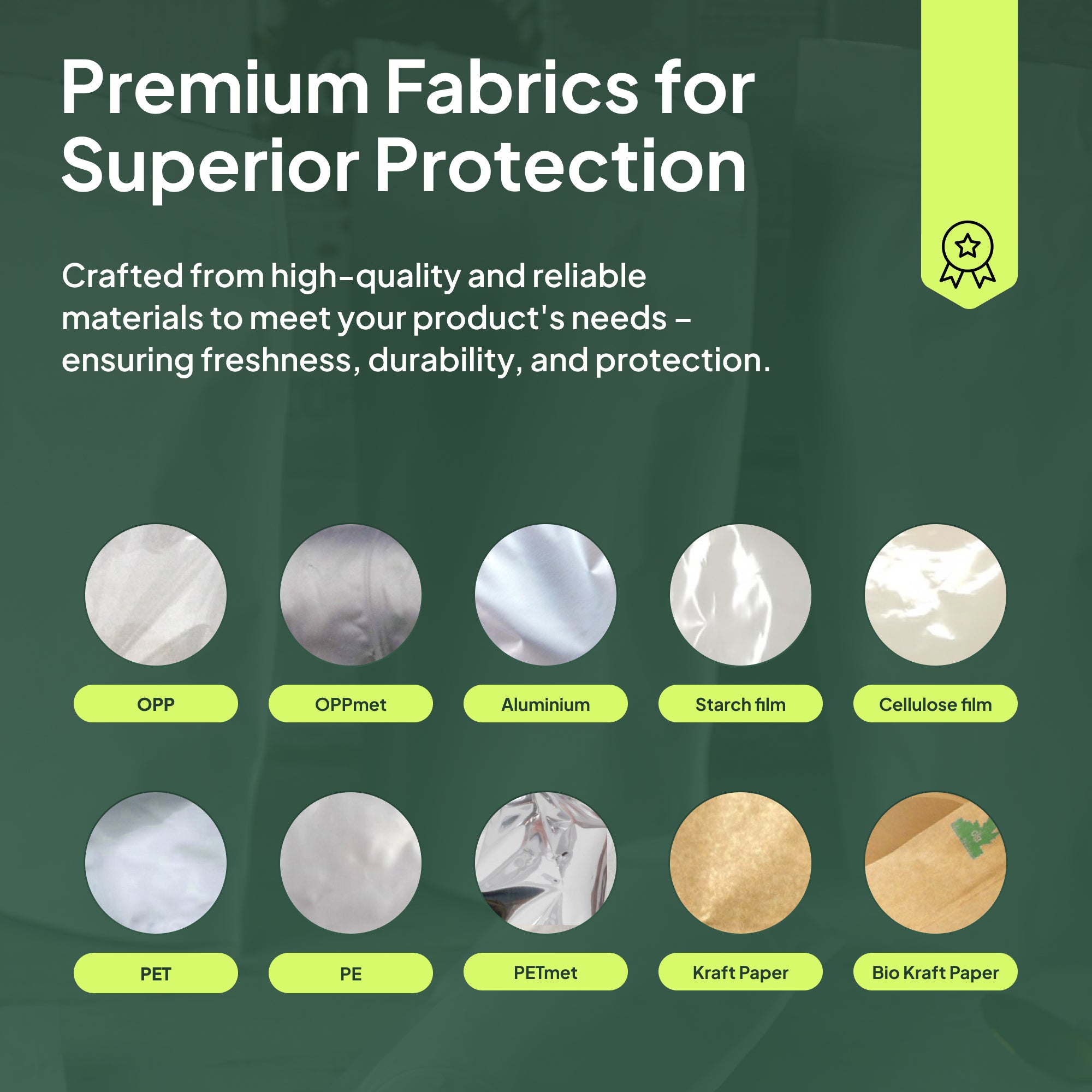 Transparent Flat Pouch with Zip Lock