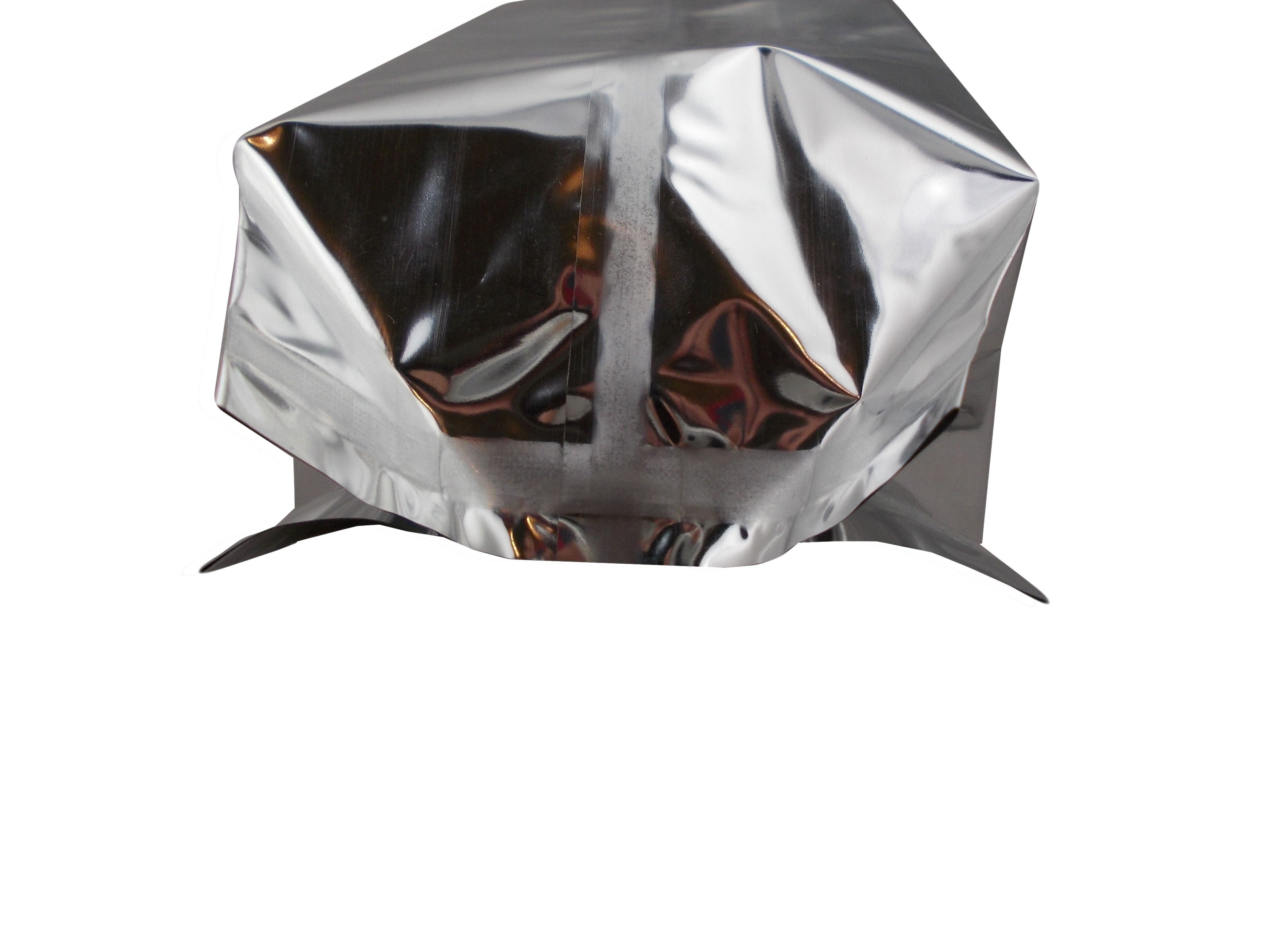 Window Side Gusset Pouch Silver