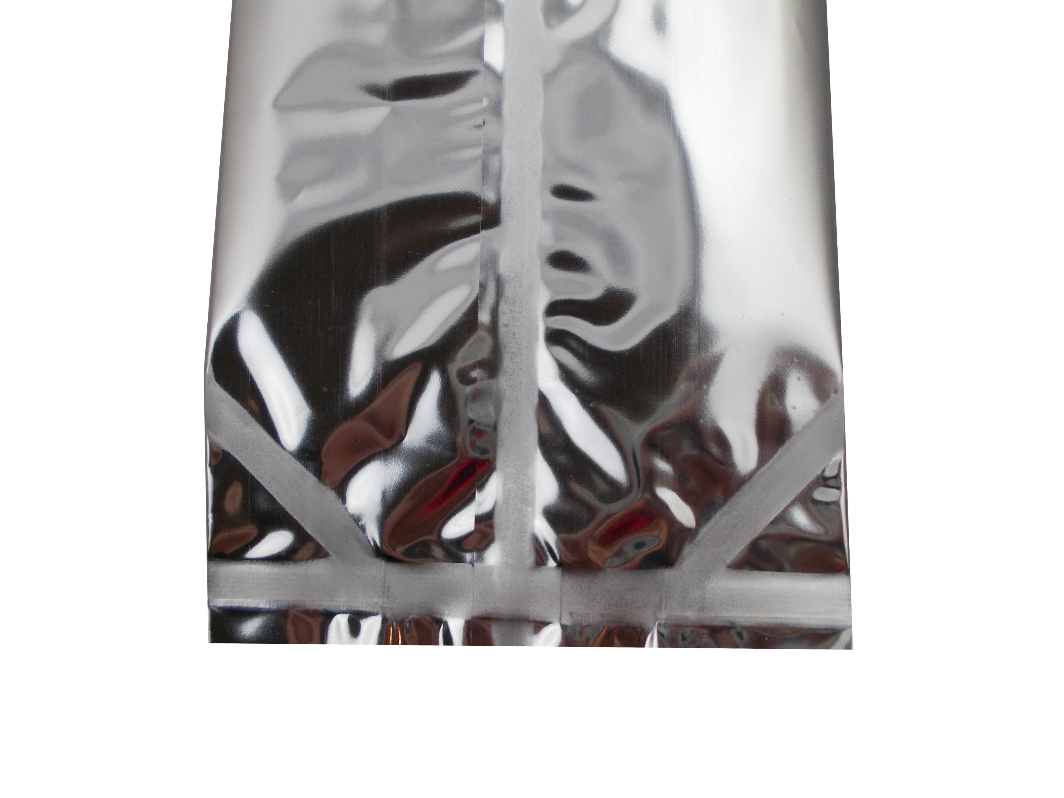 Window Side Gusset Pouch Silver