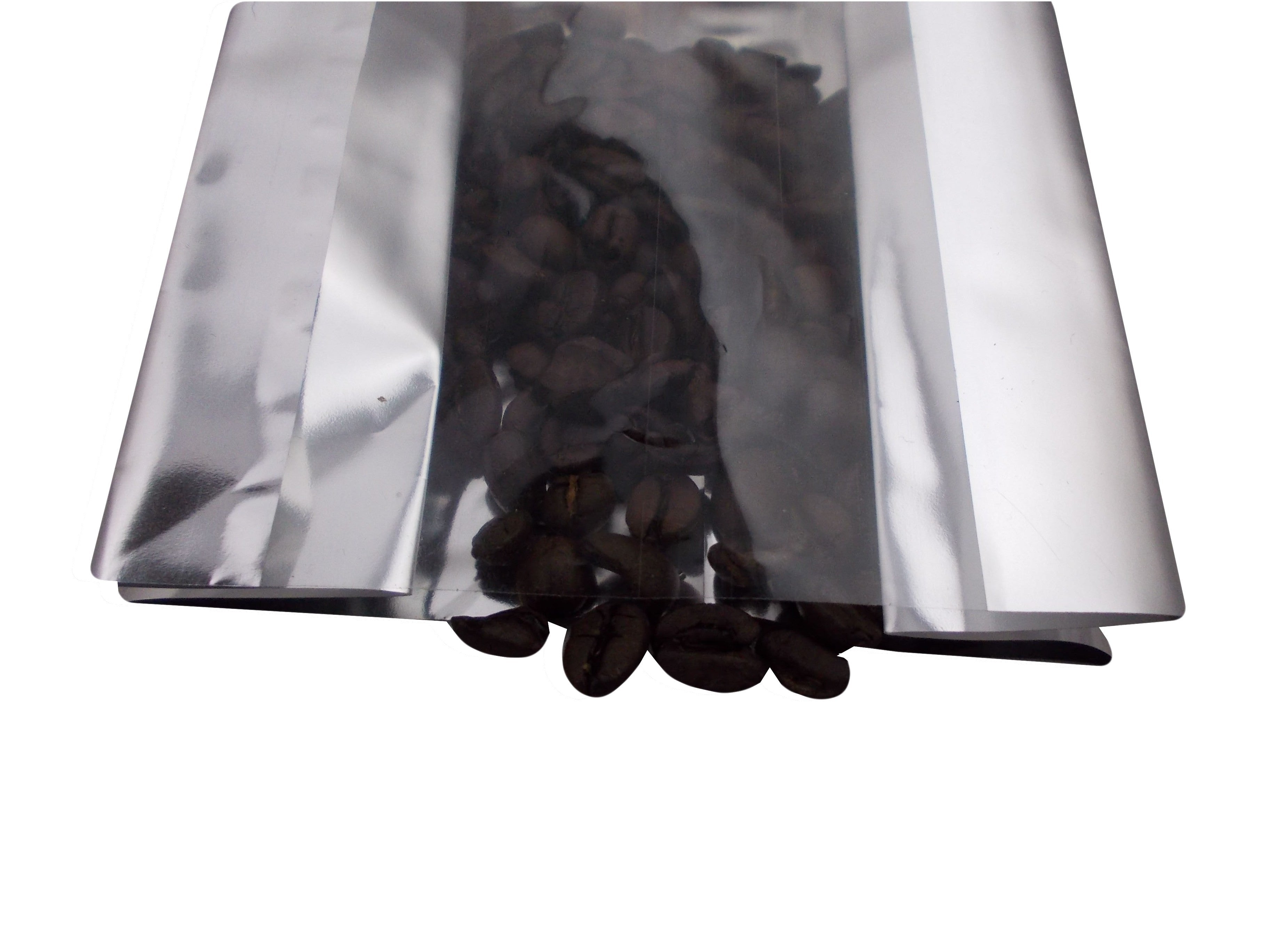 Window Side Gusset Pouch Silver