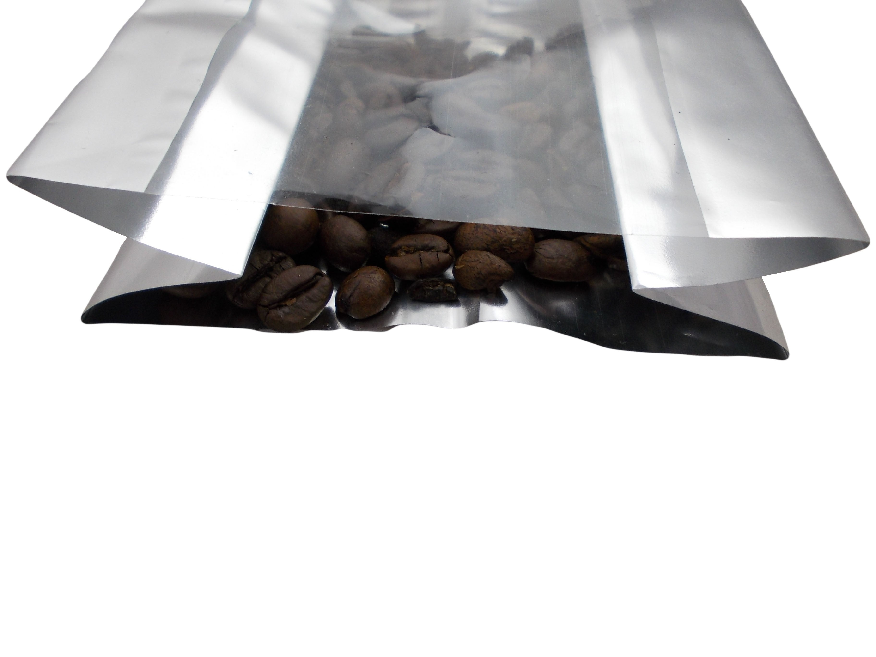 Window Side Gusset Pouch Silver