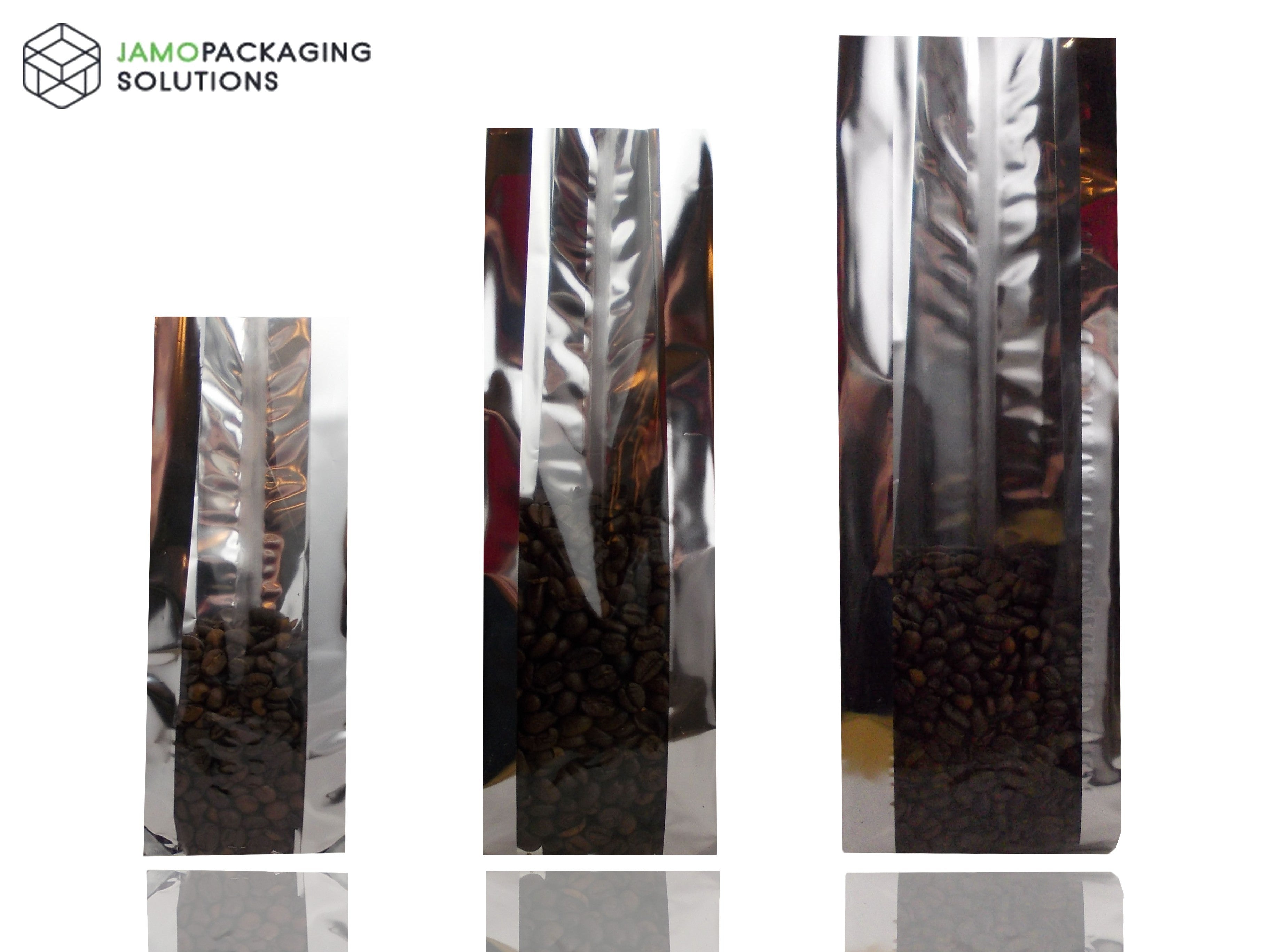 Window Side Gusset Pouch Silver