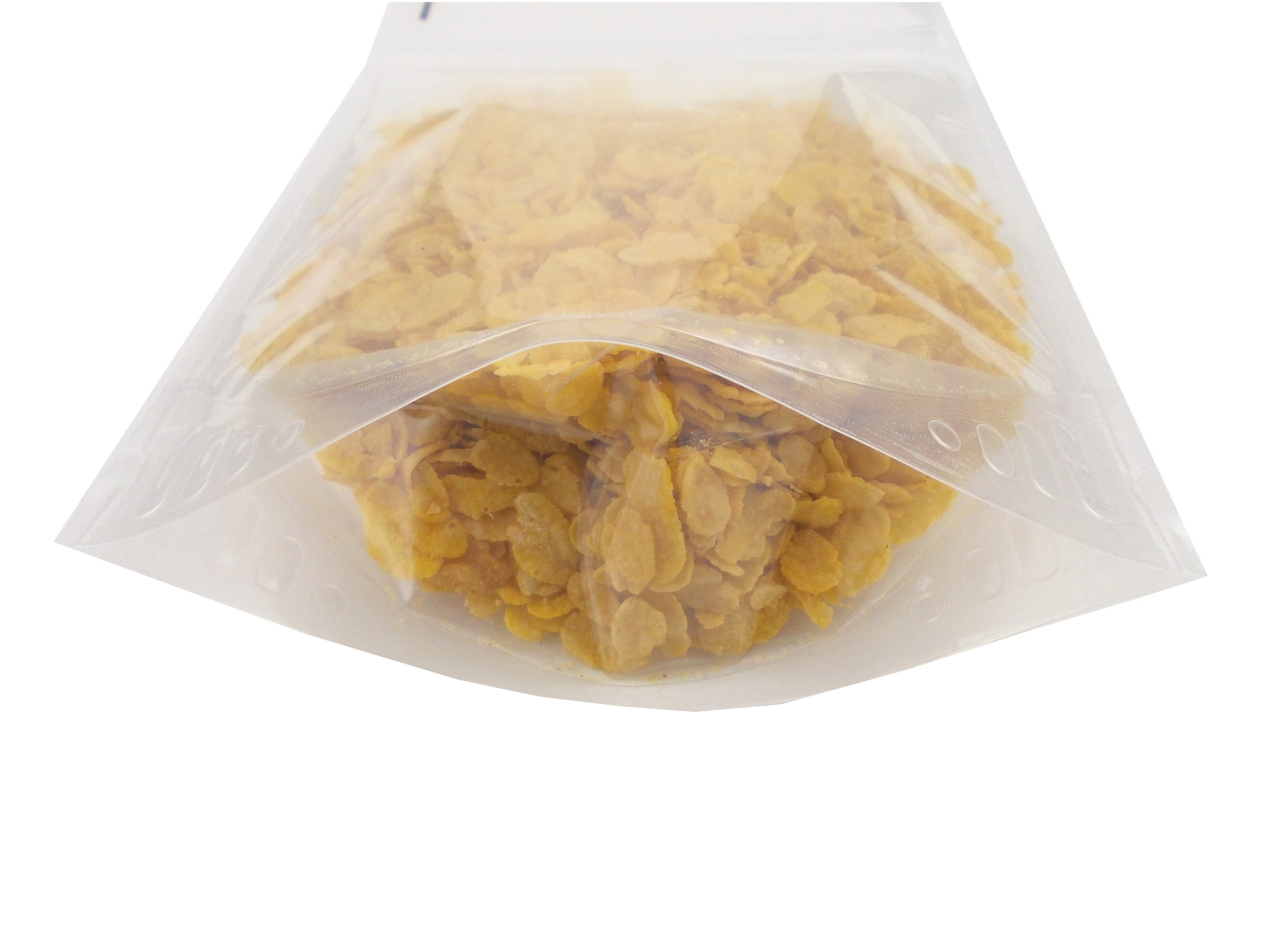 TRANSPARENT STAND UP SEALABLE POUCH ZIP LOCK/ VERY THICK 100-7000 ml