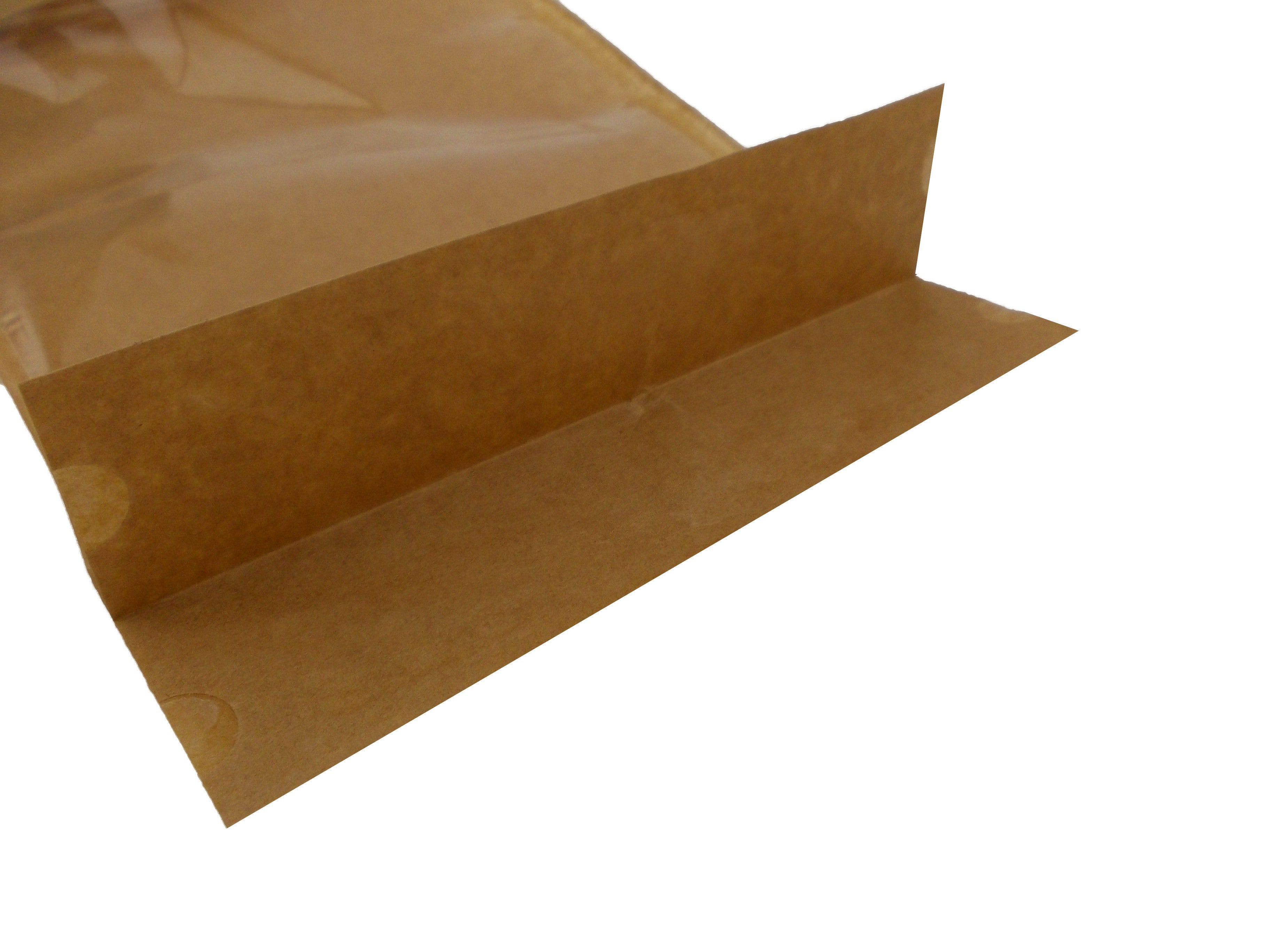 KRAFT PAPER WINDOW STAND UP PLASTIC SEALABLE POUCH ZIP LOCK GRIP HEAT SEAL
