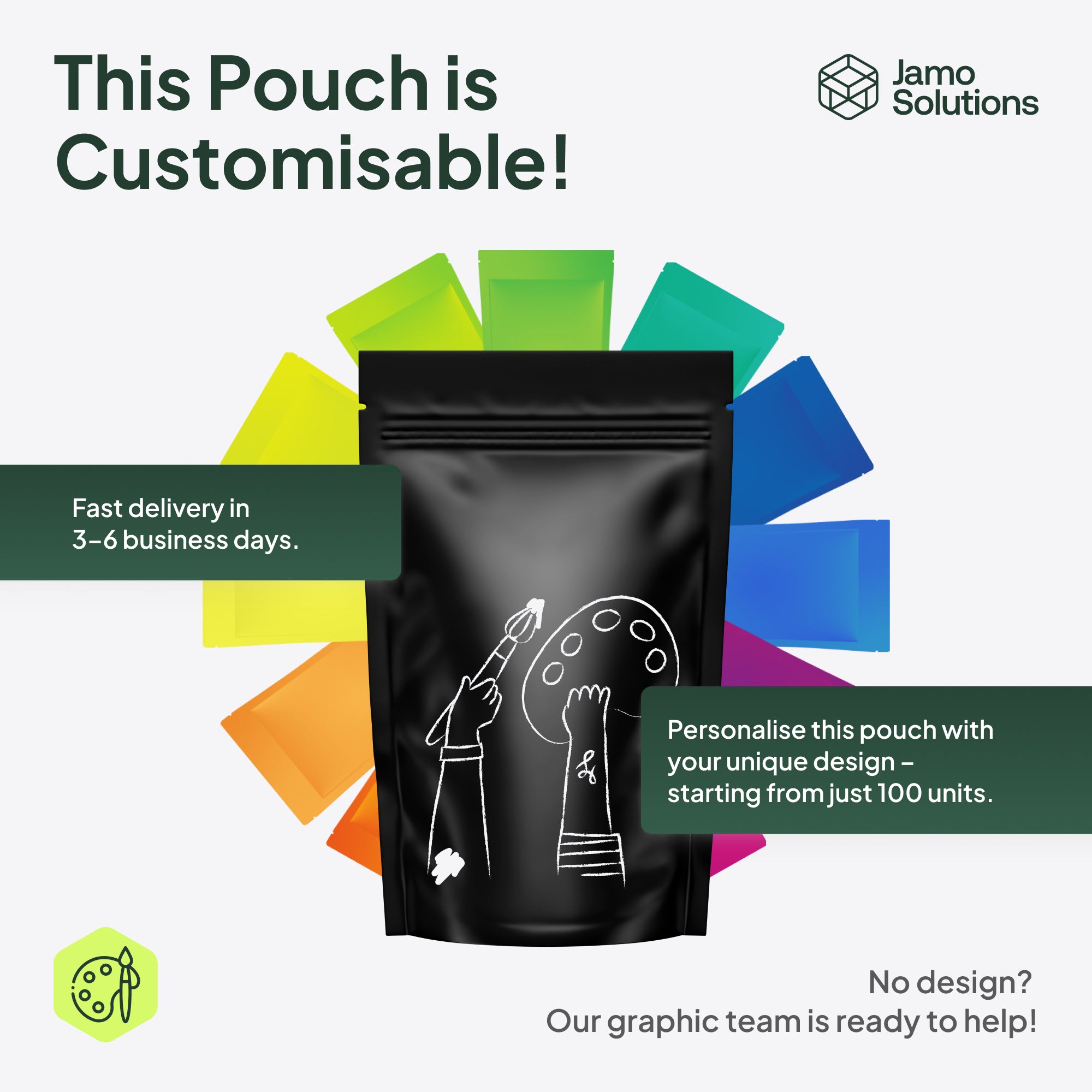 White Paper Recyclable Side Gusset Pouch