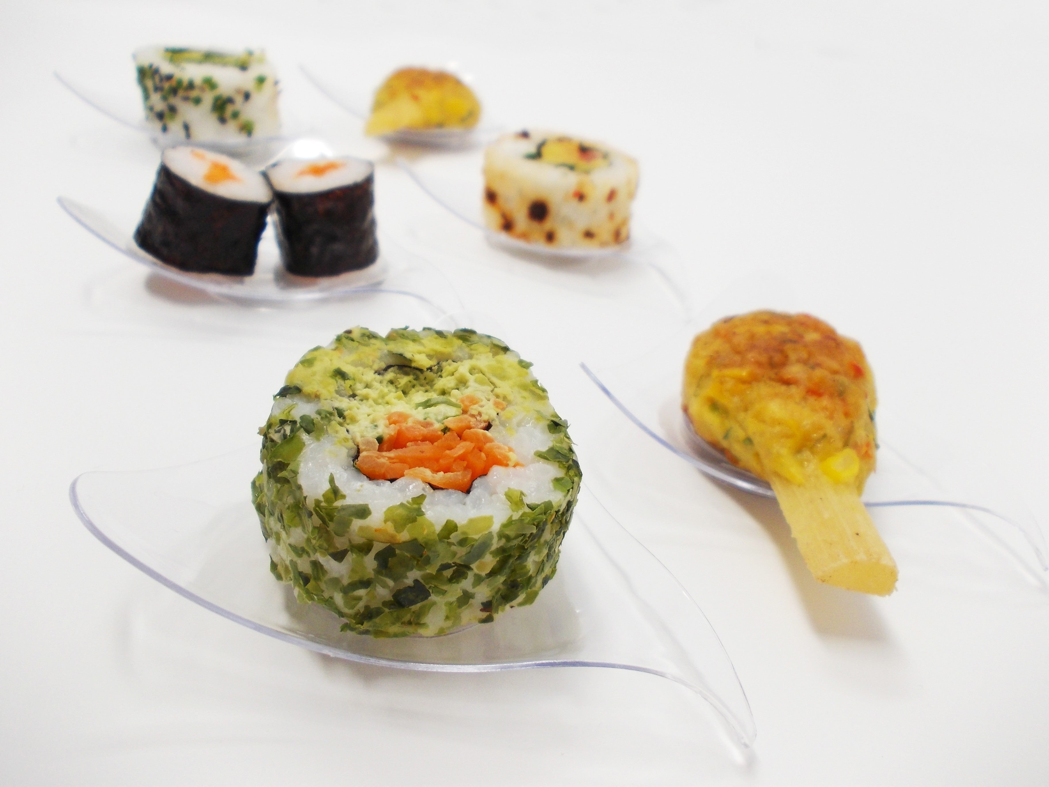 Luxury miniature display for catering part snacks nibbles catering