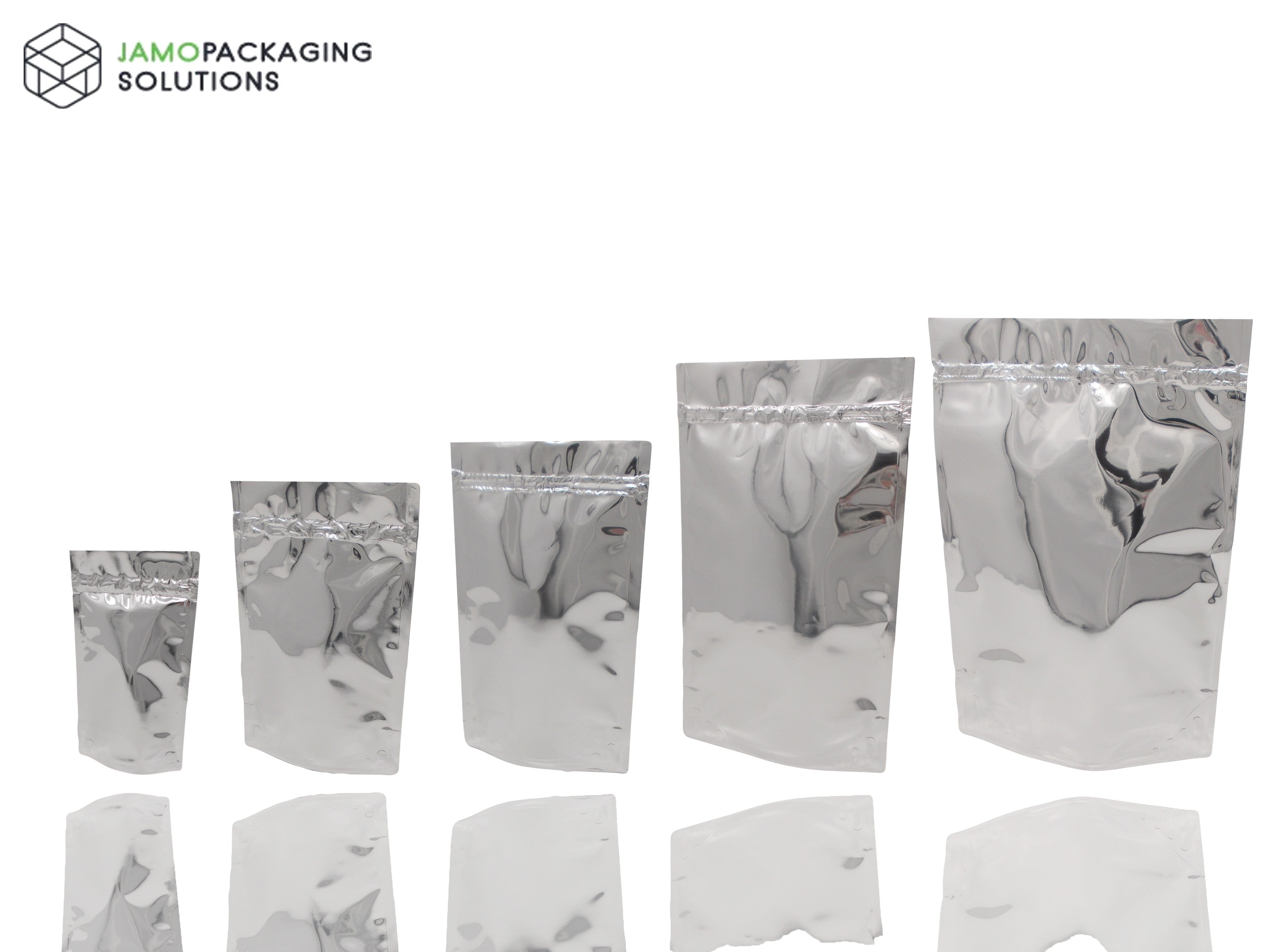 Heat Seal Foil Stand Up Bags / Pouches Zip Lock Bag Food Grade