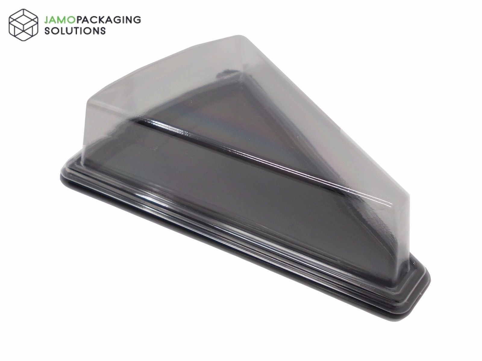 Clear Plastic Take-Out Triangle Cake Cheese Food Sandwich Container/ Carry Box