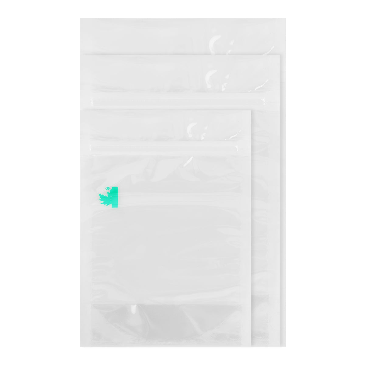 Transparent Fully Biodegradable Stand Up Pouch with Zip Lock
