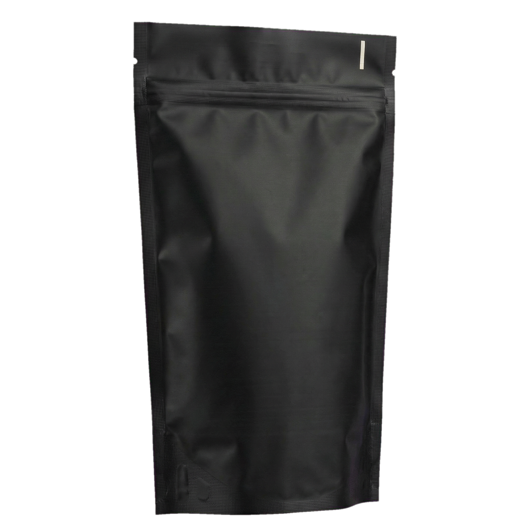 Black Matt Stand Up Pouch with Zip Lock