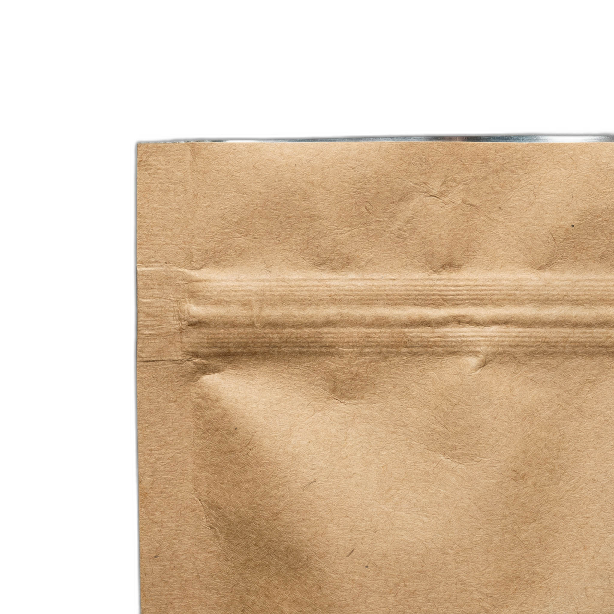 Extra Thick Kraft Paper Aluminium Stand Up Pouch with Zip Lock