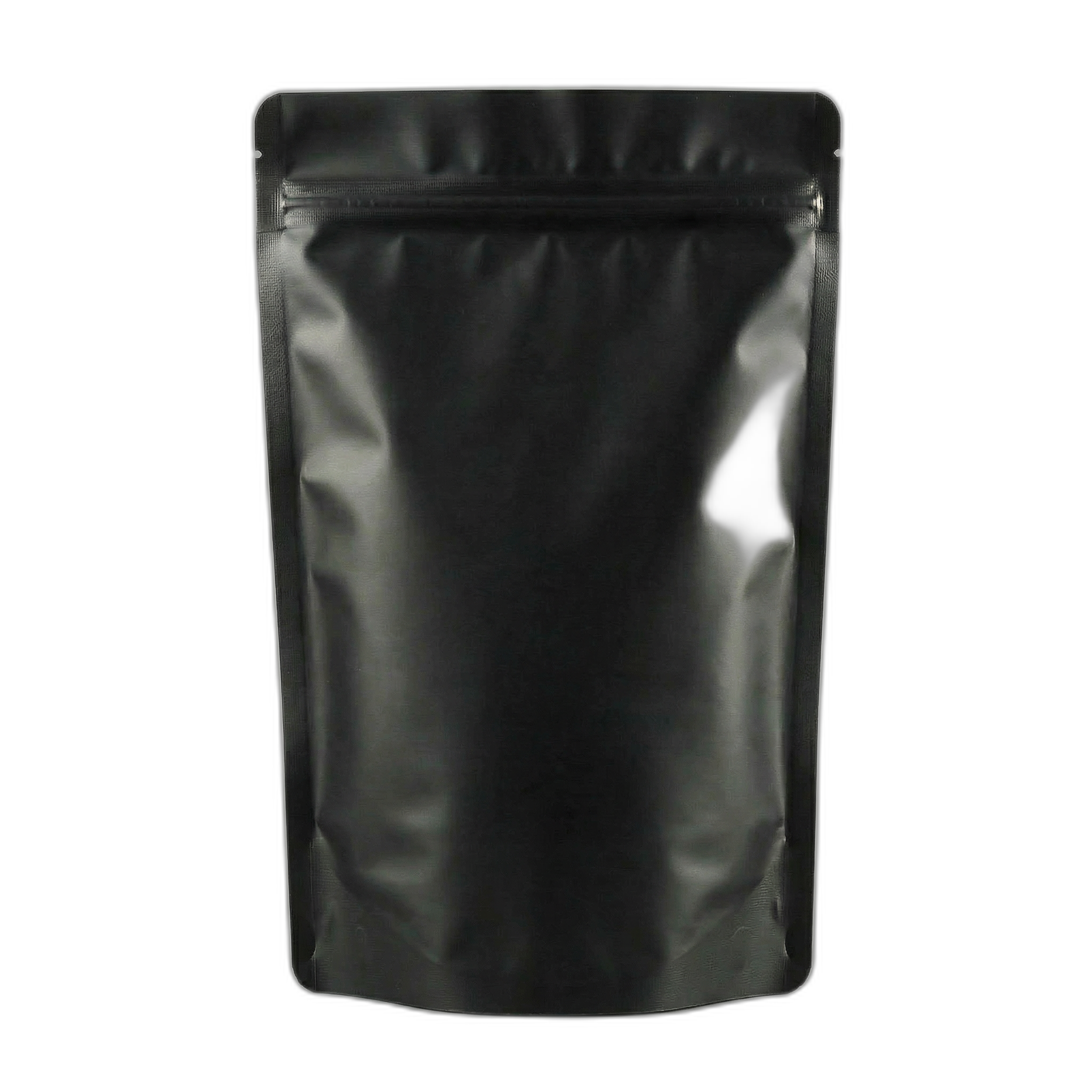 Black Kraft Paper Window Stand Up Sealable Pouch with Zip Lock