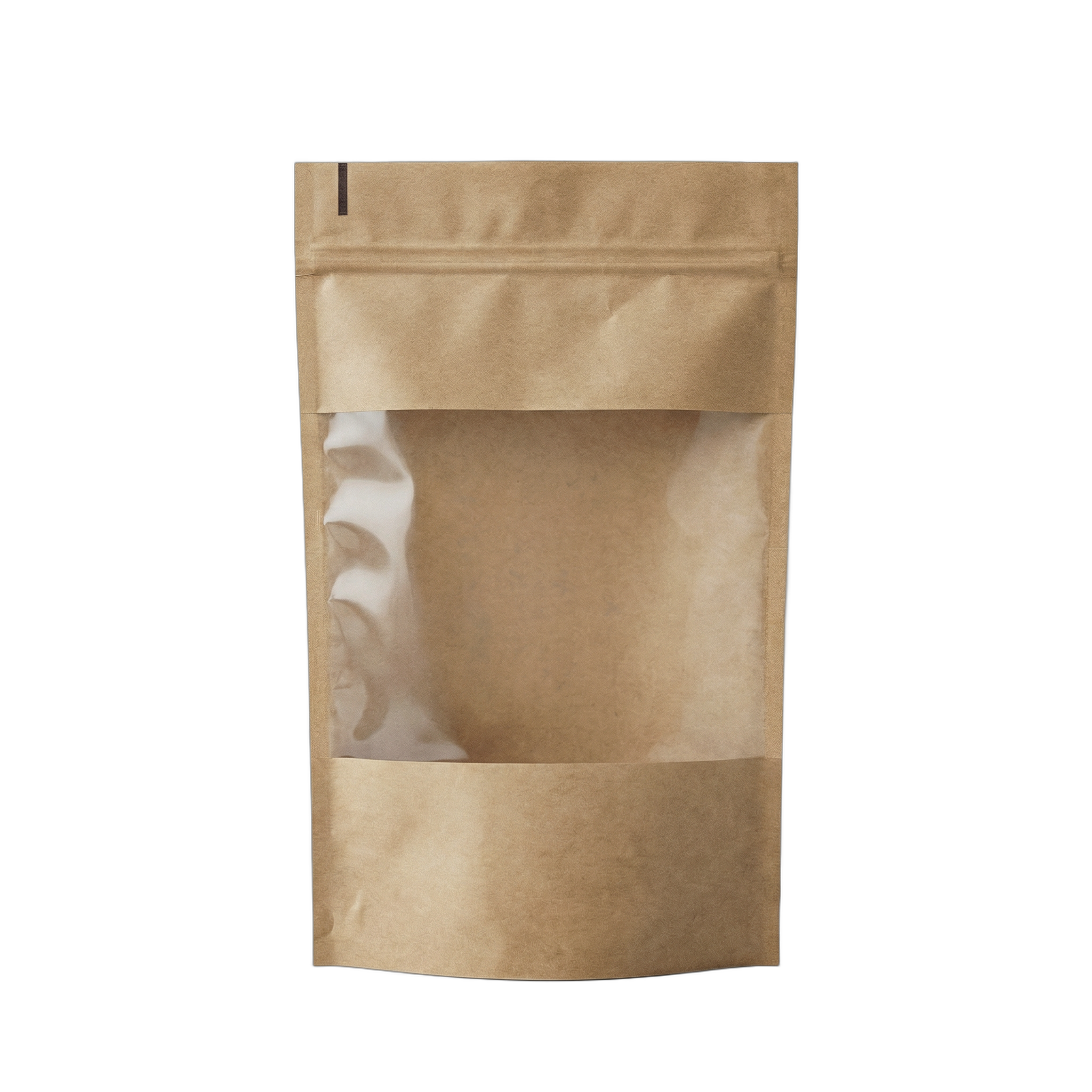 Extra Thick Kraft Paper Stand Up Pouch with Zip Lock