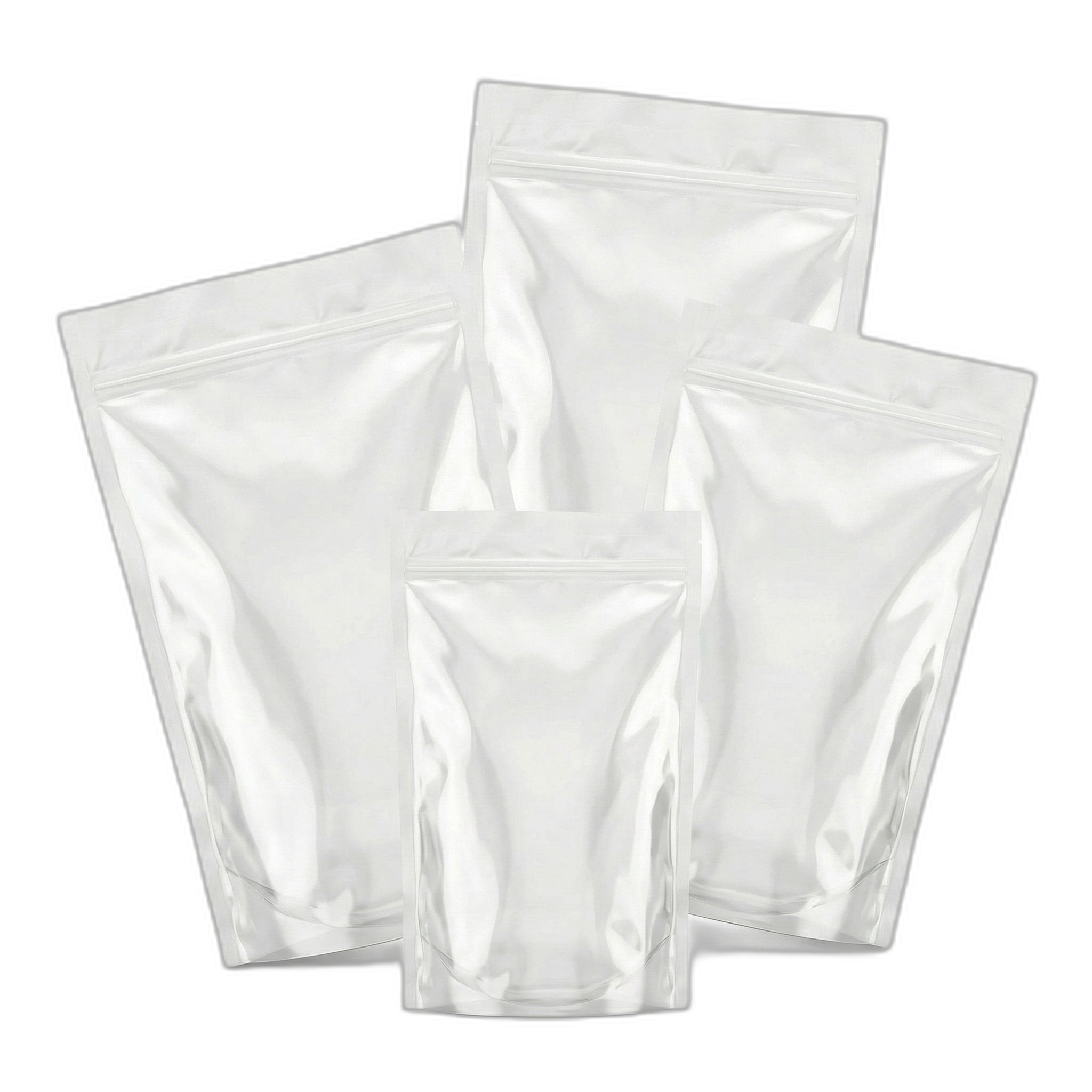 Transparent Thin Stand Up Pouch With Zip Lock