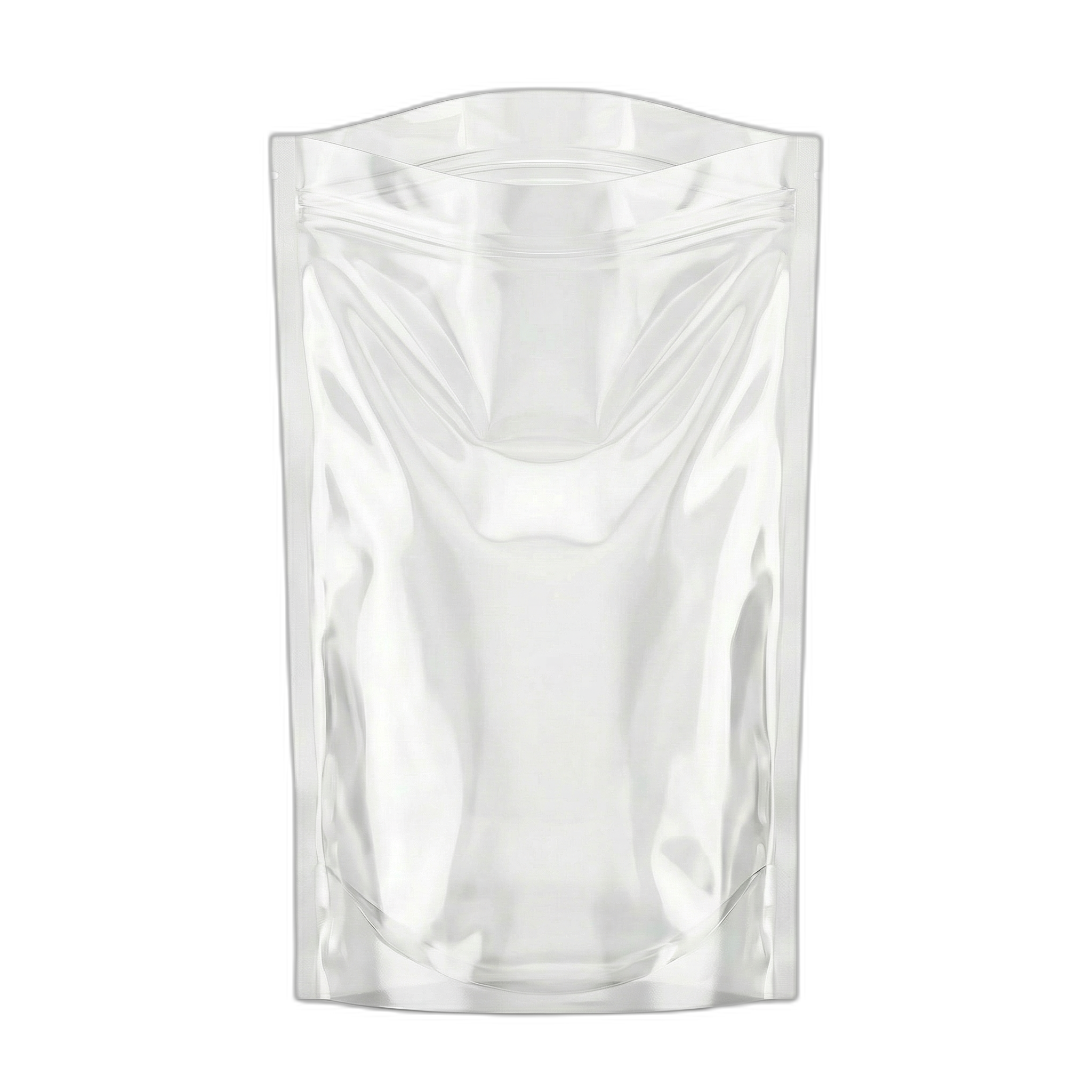 Transparent Thin Stand Up Pouch With Zip Lock