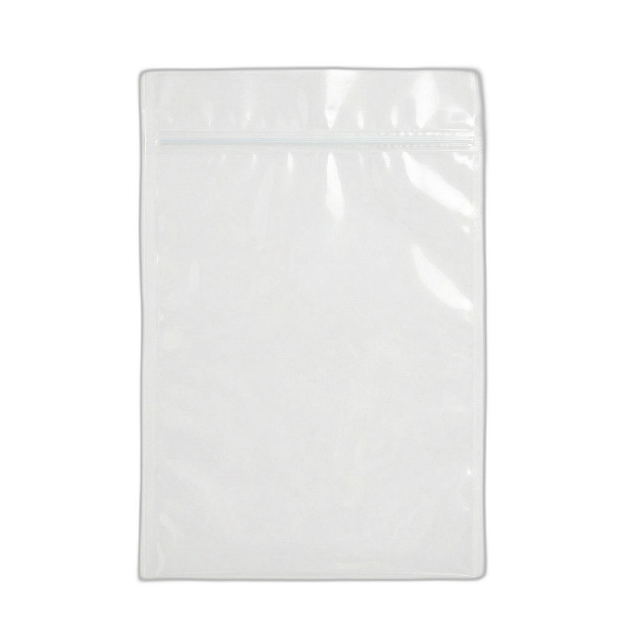 Transparent Flat Pouch with Zip Lock