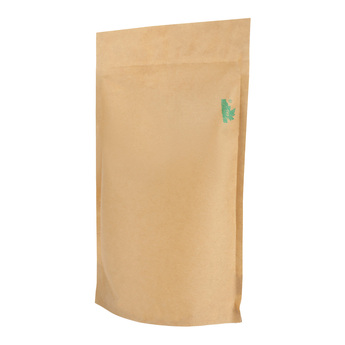 Kraft Paper Fully Biodegradable Stand Up Pouch with Zip Lock