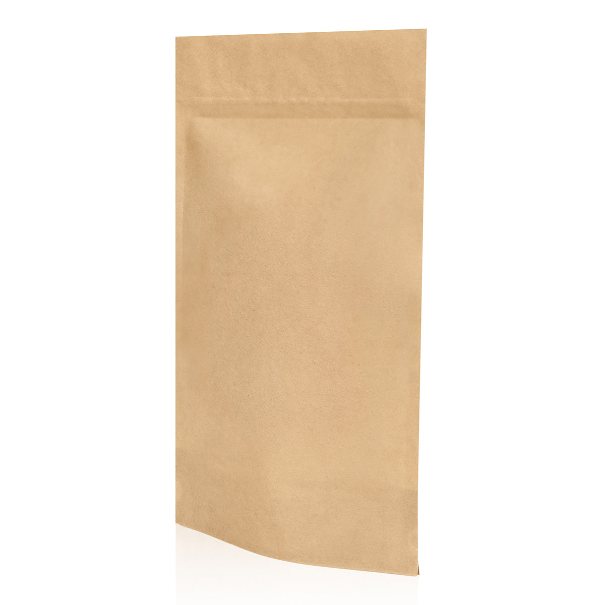 Kraft Paper Fully Biodegradable Stand Up Pouch with Zip Lock
