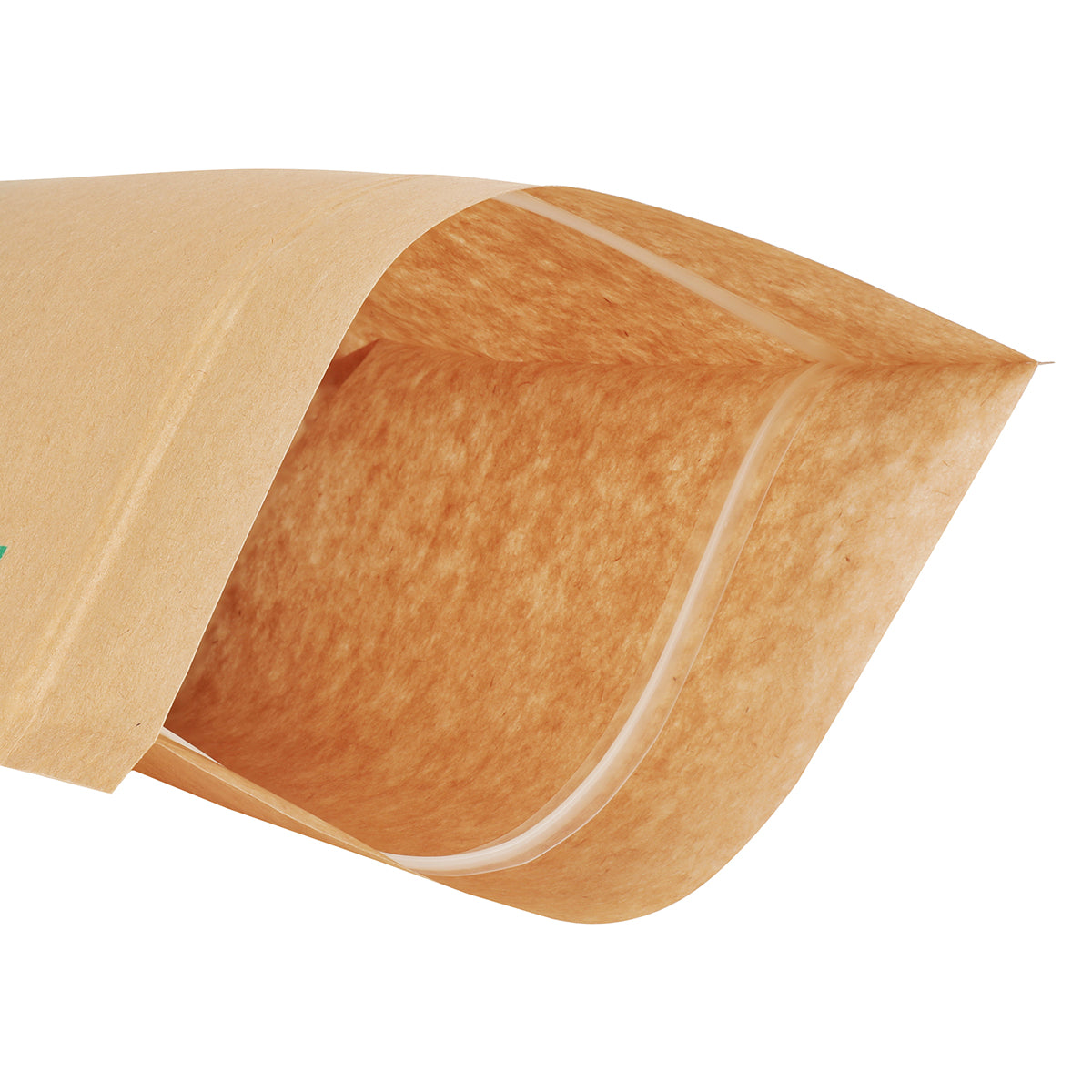 Kraft Paper Fully Biodegradable Stand Up Pouch with Zip Lock