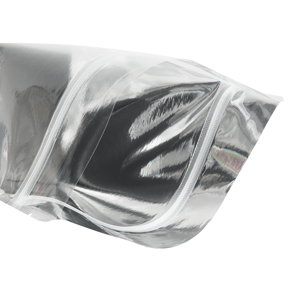 Mylar One Side Transparent Stand Up Pouch with Zip Lock