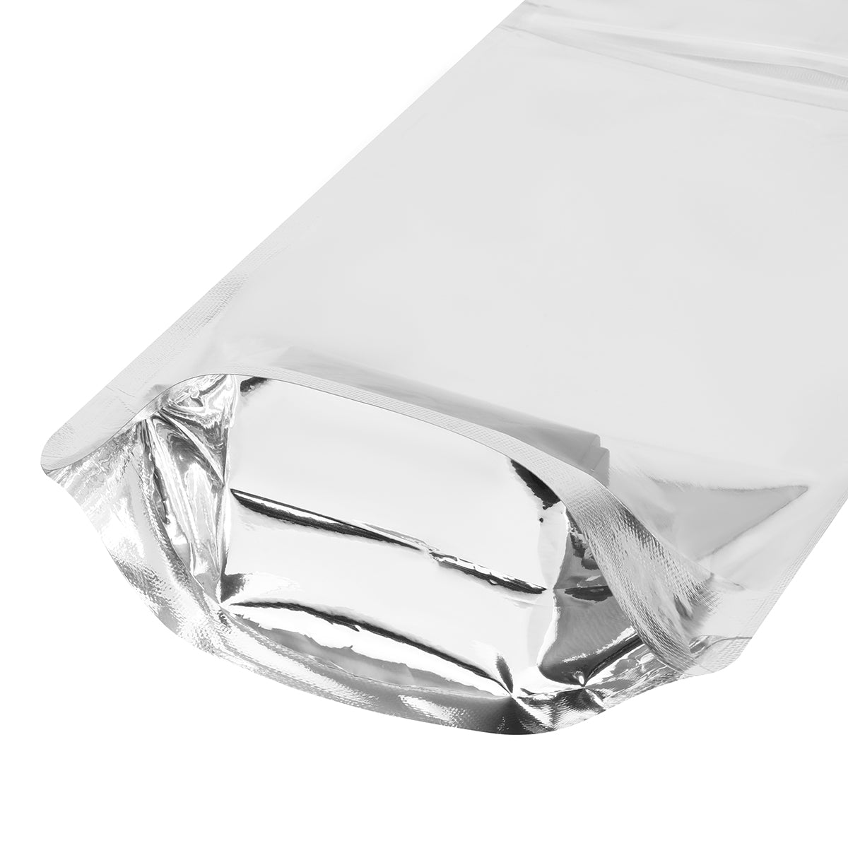 Mylar One Side Transparent Stand Up Pouch with Zip Lock