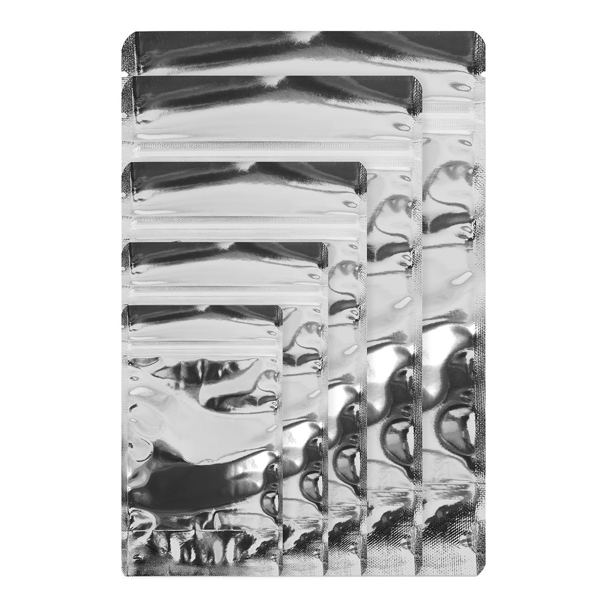 Mylar One Side Transparent Stand Up Pouch with Zip Lock