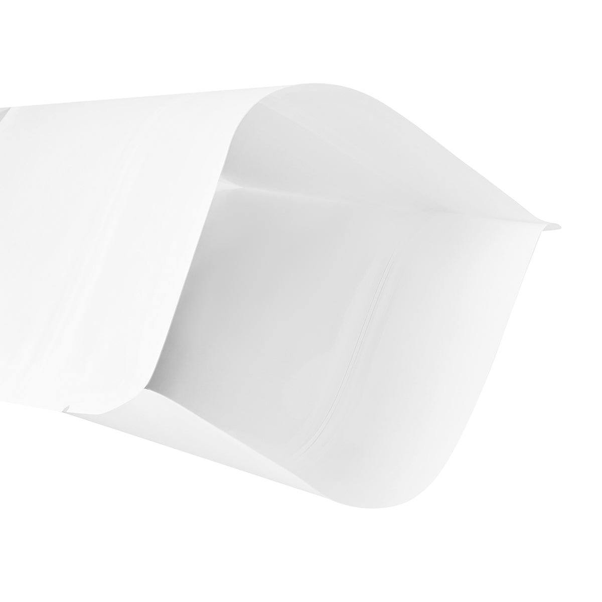 White Kraft Paper Window Stand Up Sealable Pouch with Zip Lock