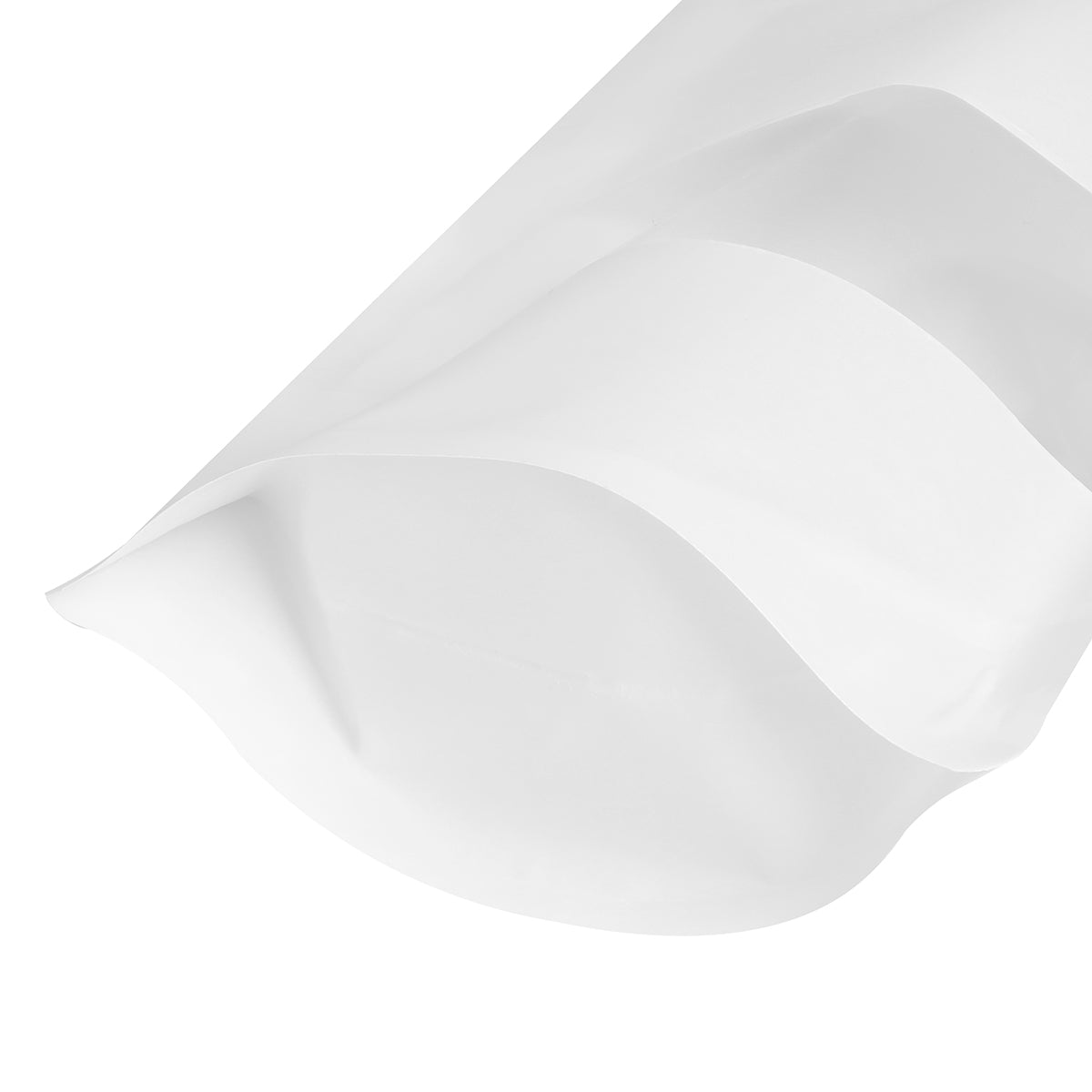 White Kraft Paper Window Stand Up Sealable Pouch with Zip Lock